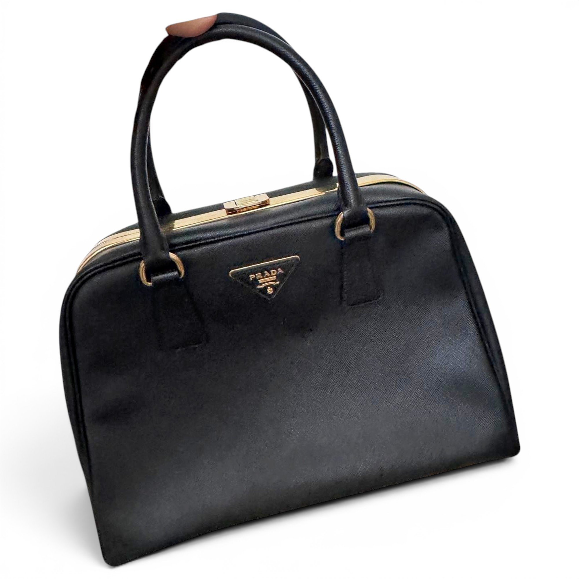 Leather handbag