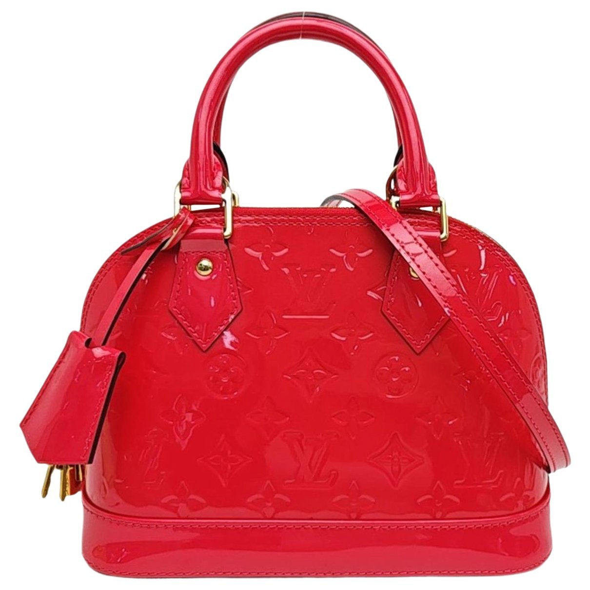 Alma BB patent leather handbag