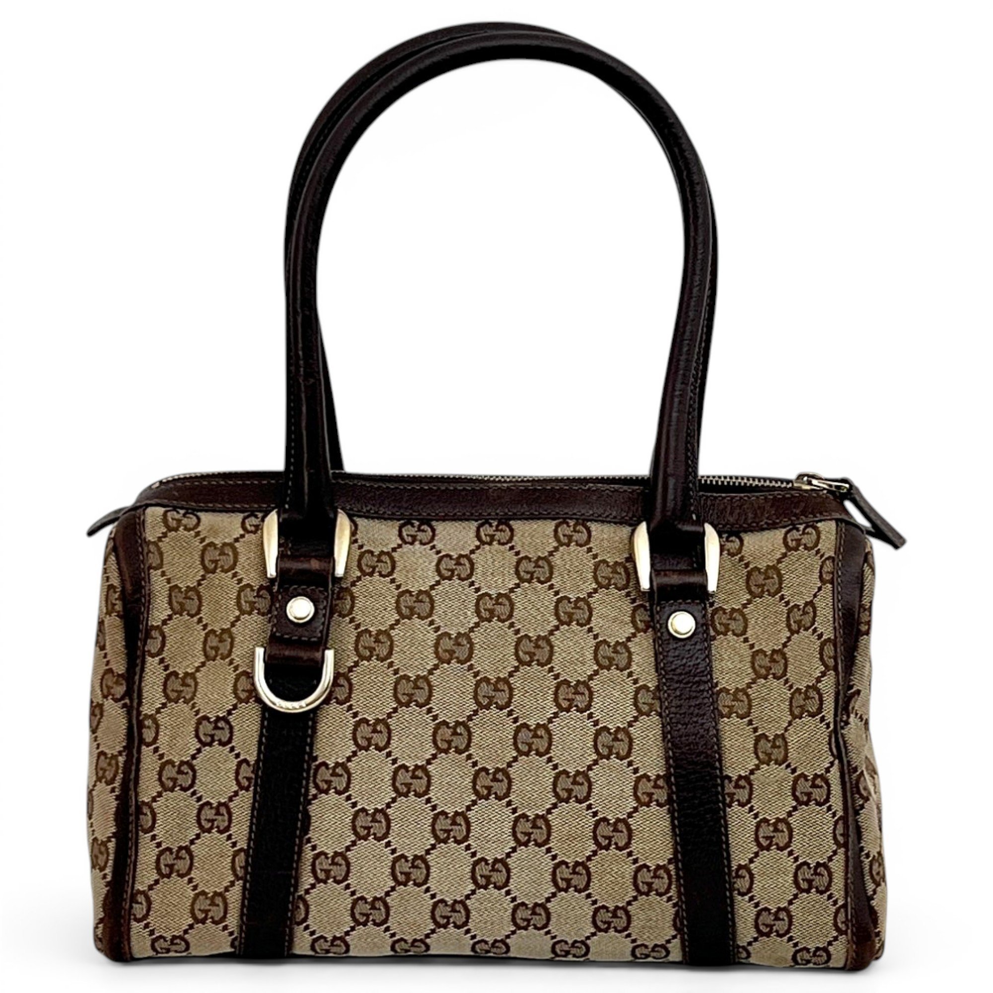 Ophidia Boston leather handbag