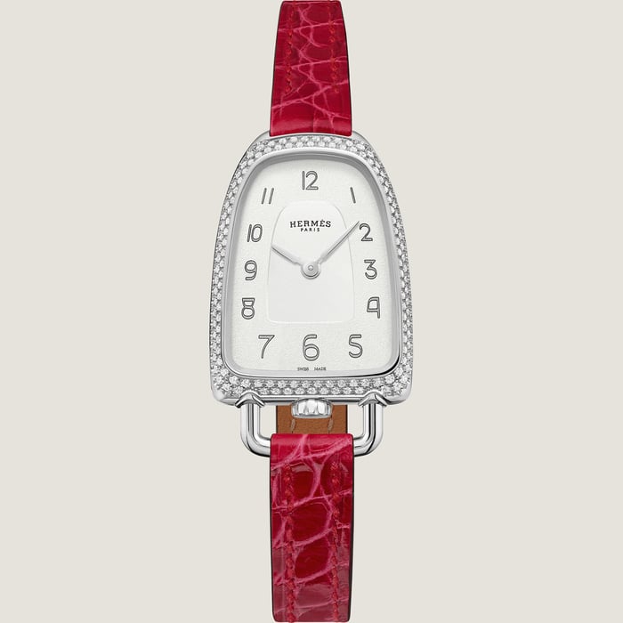 Sans Coloris Galop d'Hermès Watch, Medium Model, 32 MM