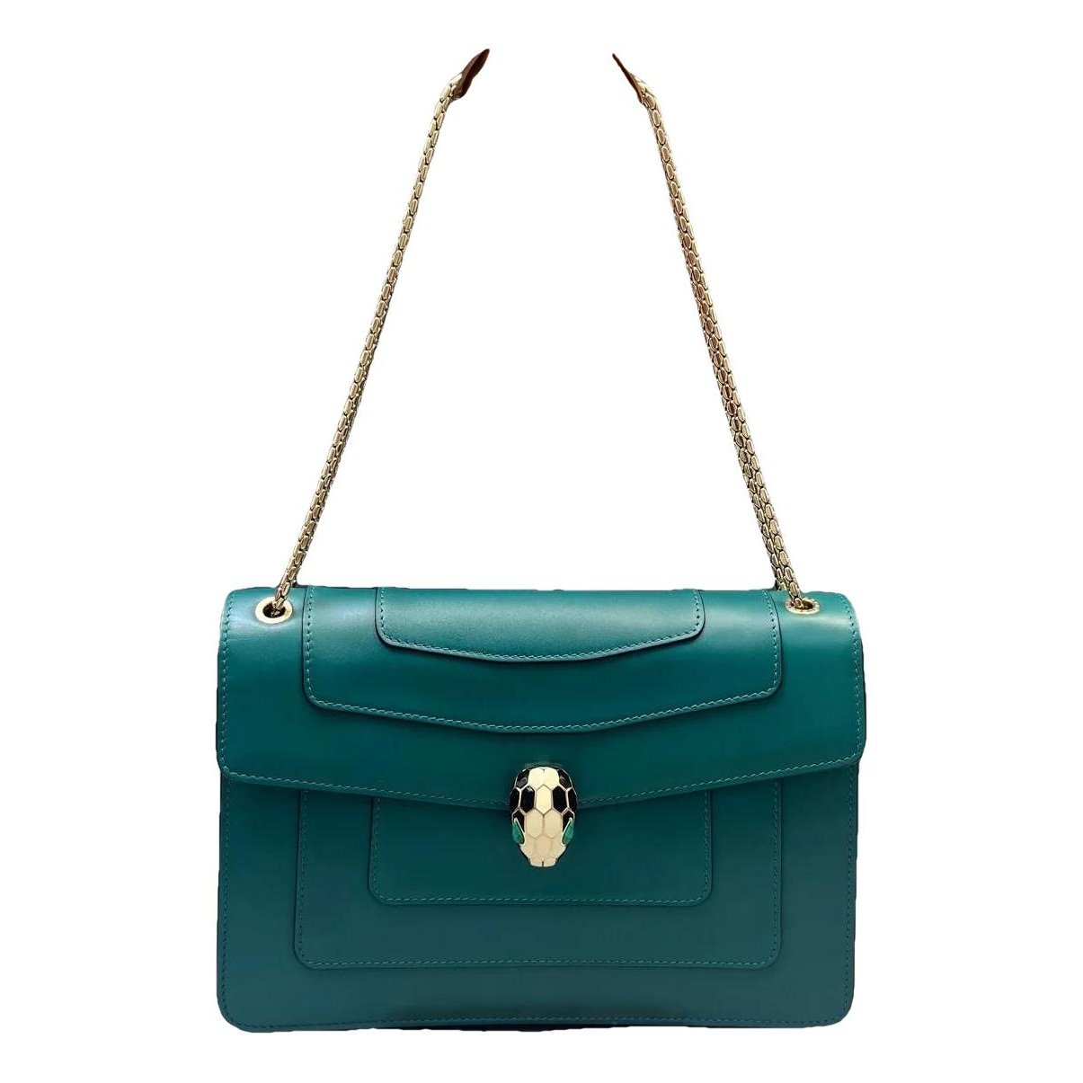 Serpenti leather mini bag