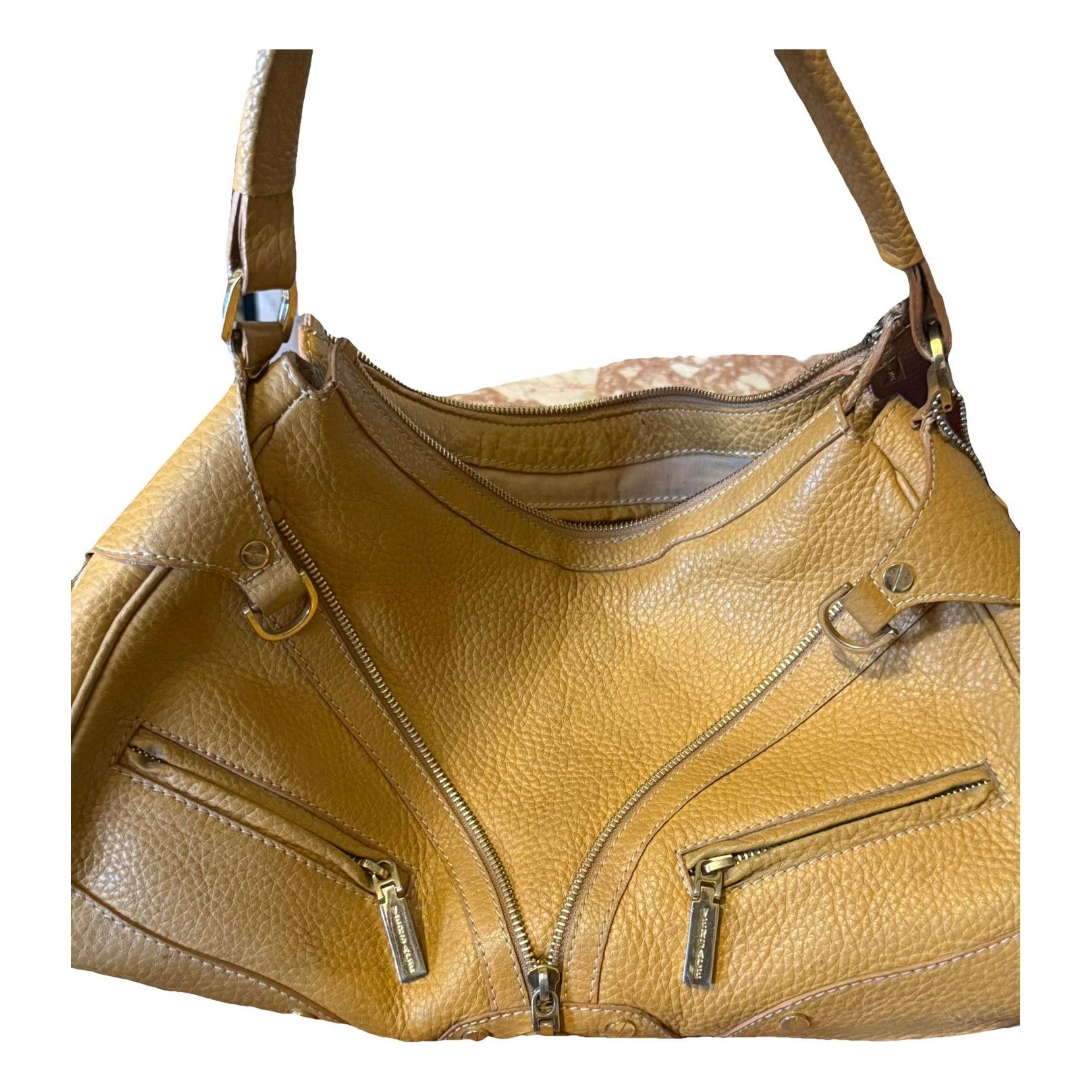 Leather handbag