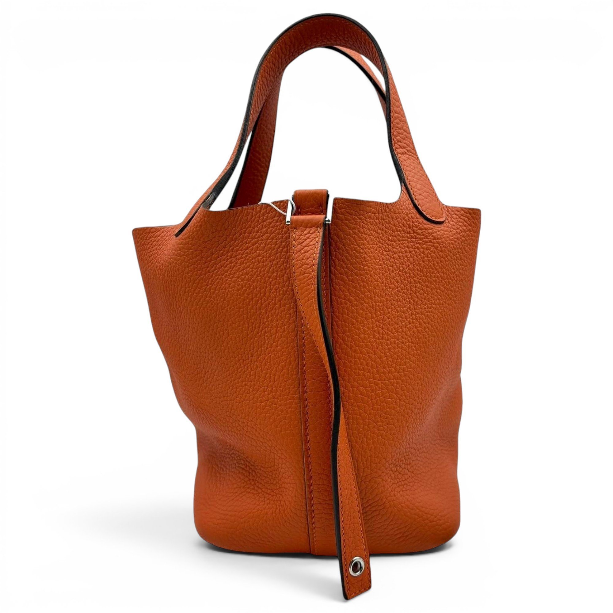 Picotin leather handbag