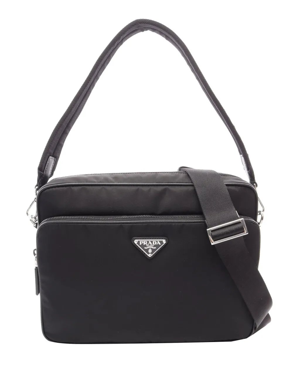 2013-2026 Saffiano Trimmed Tessuto satchel