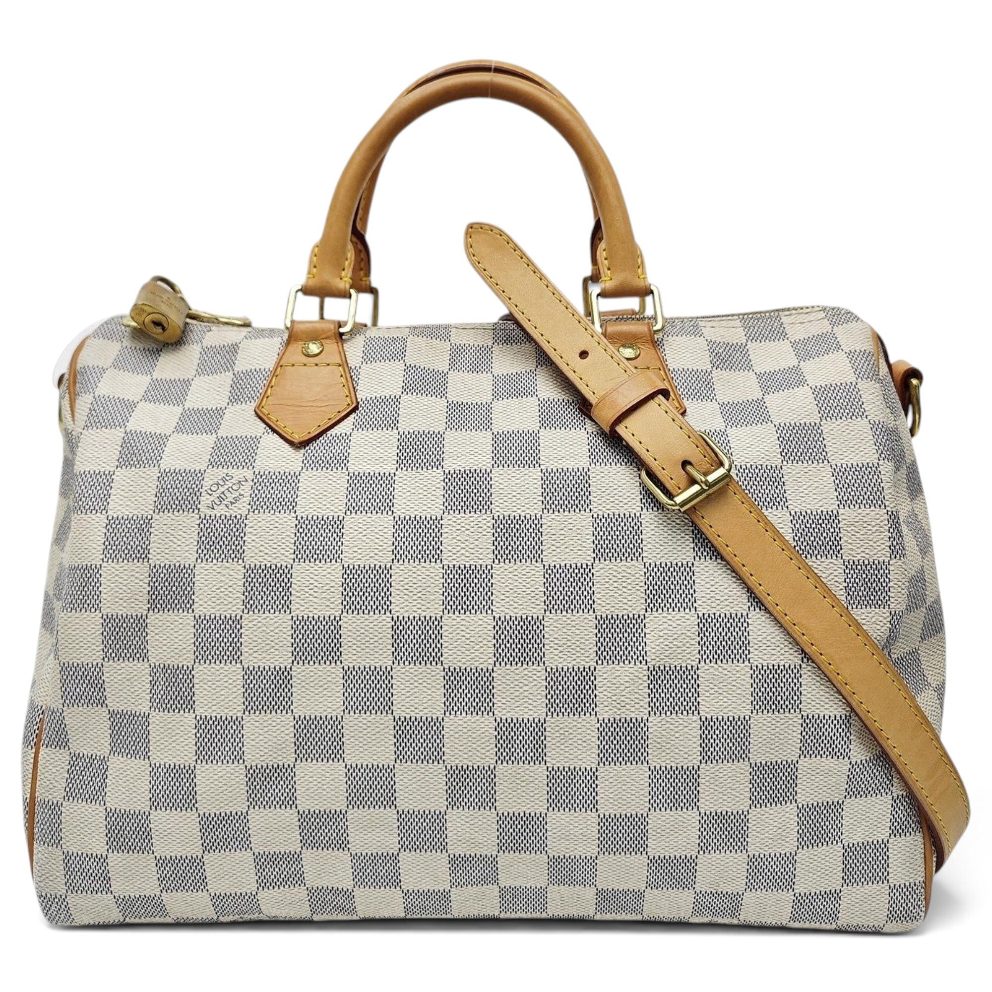 Nano Speedy / Mini HL leather handbag