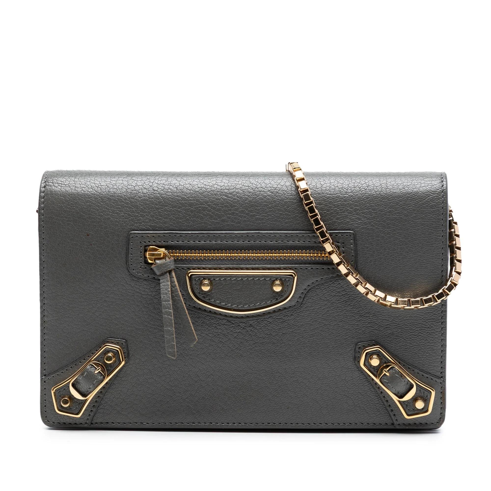 Wallet On Chain B leather handbag