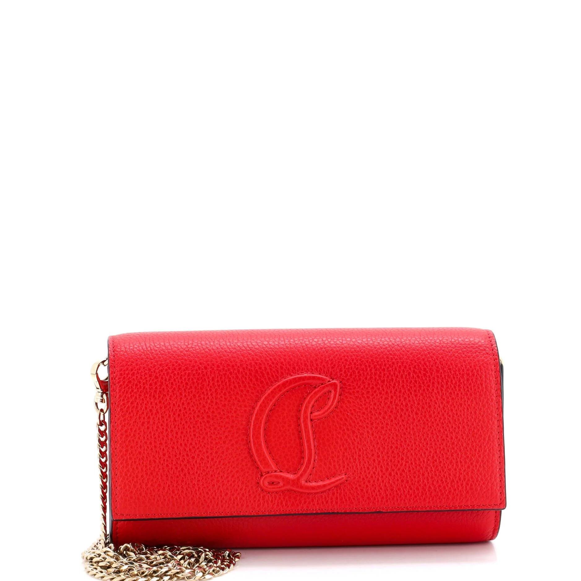 Leather clutch bag