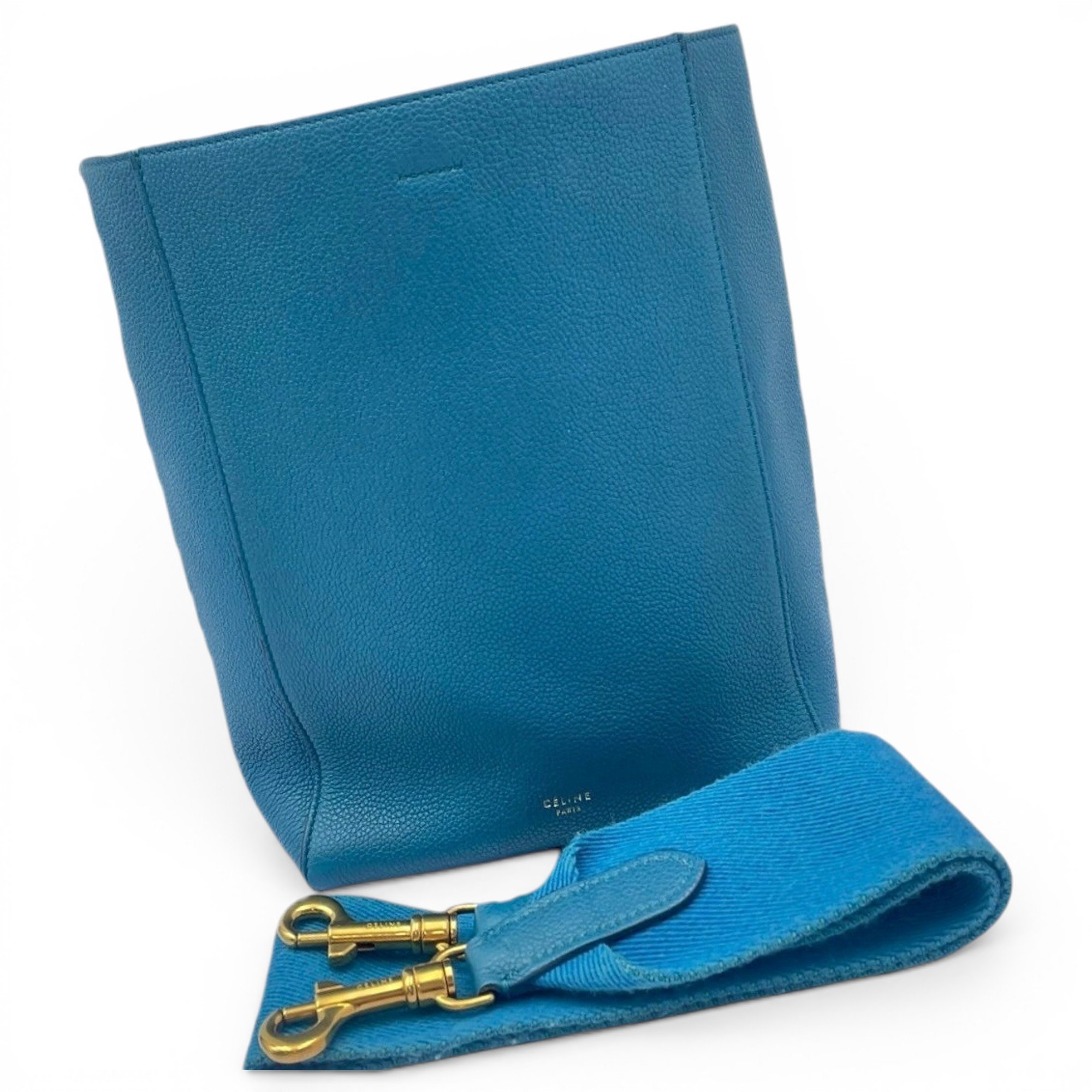Seau Sangle leather handbag