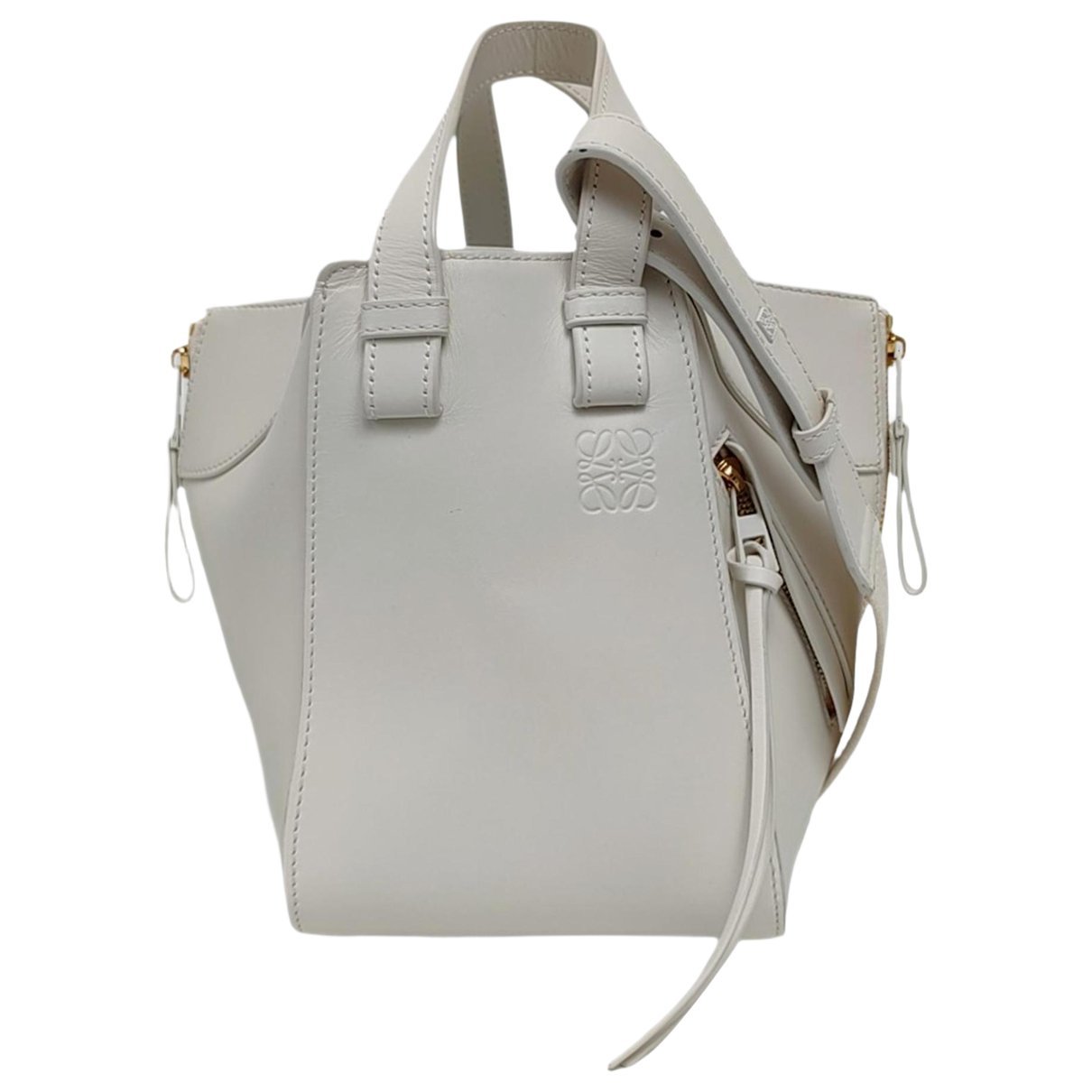 Hammock leather handbag