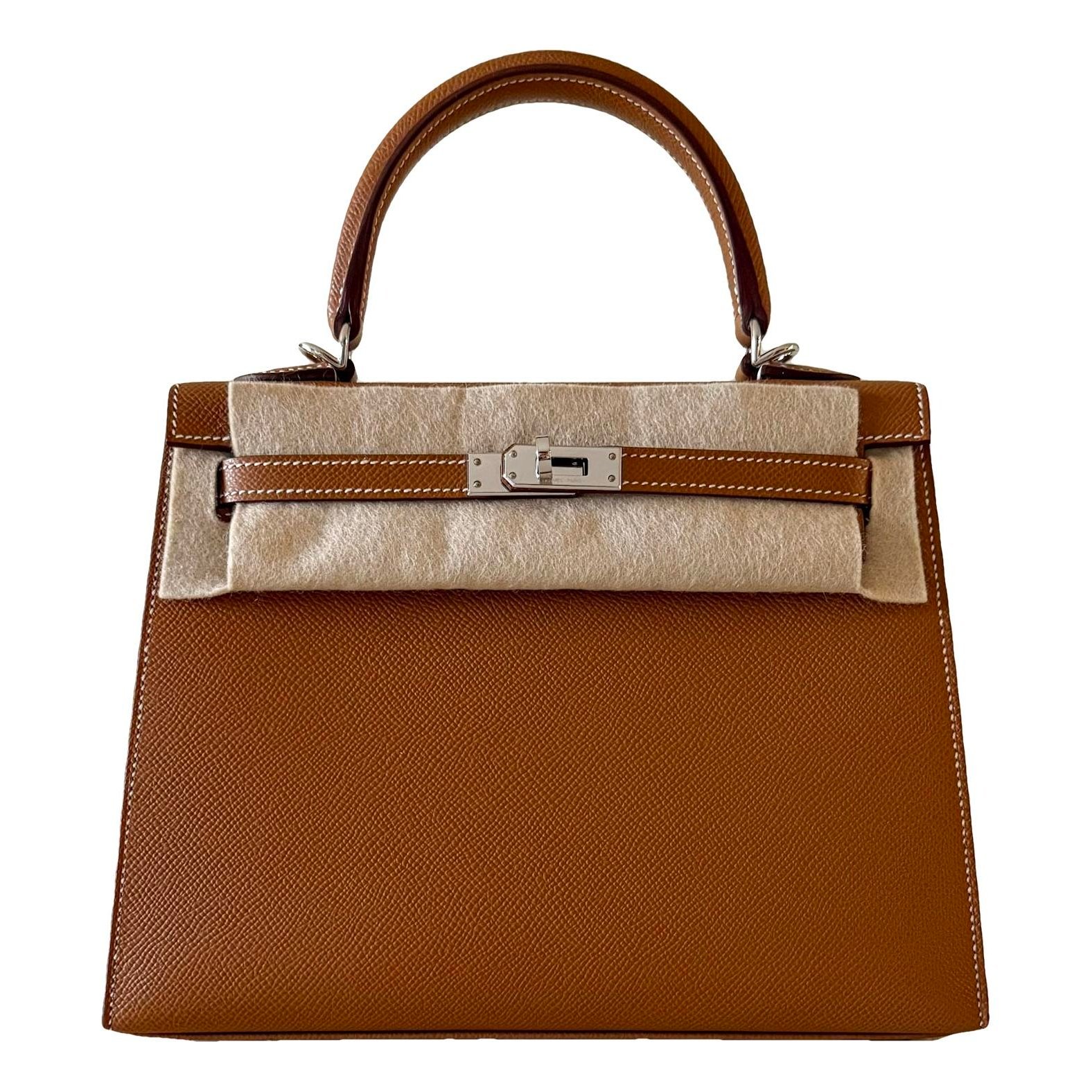 Kelly 25 leather handbag