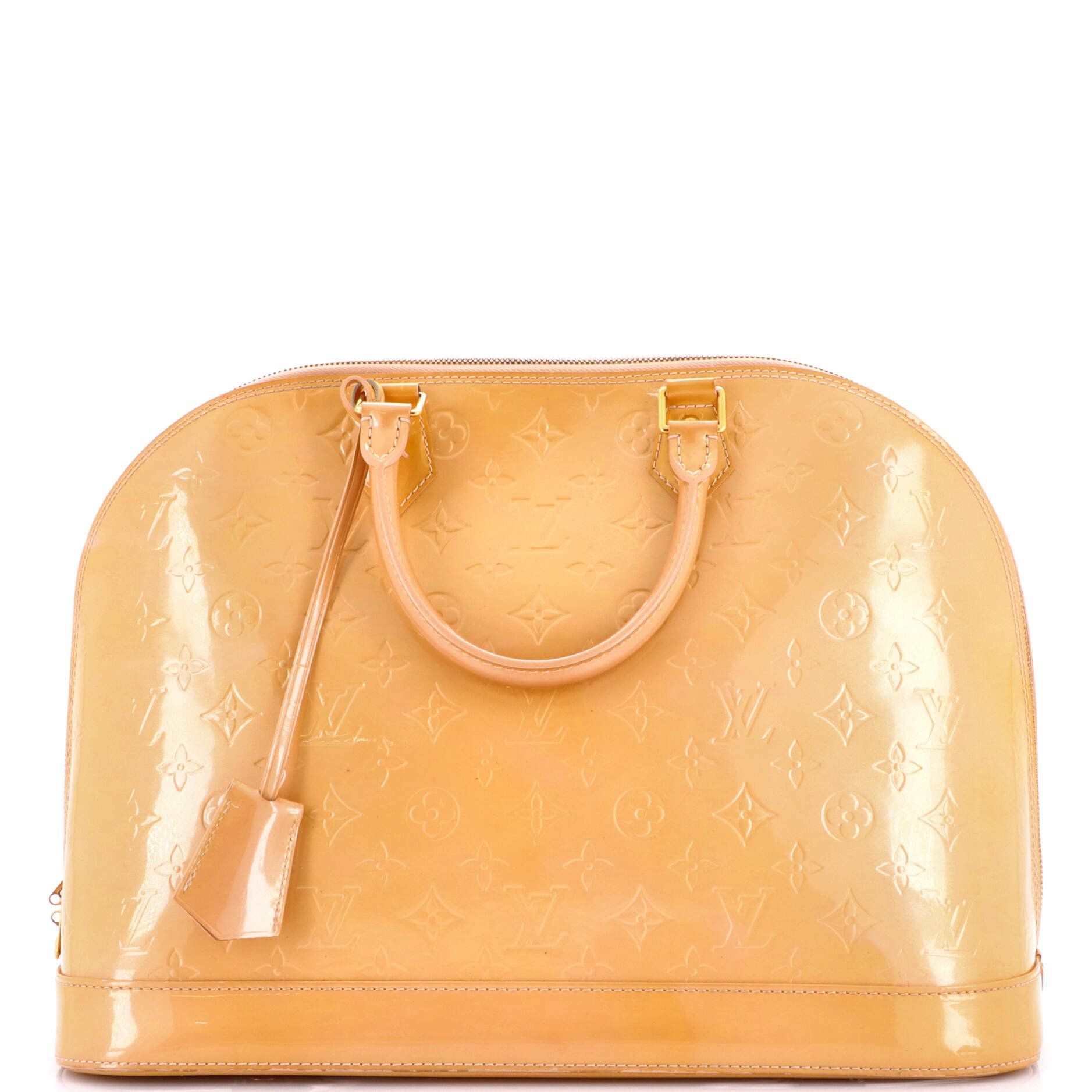Alma Handbag Monogram Vernis GM