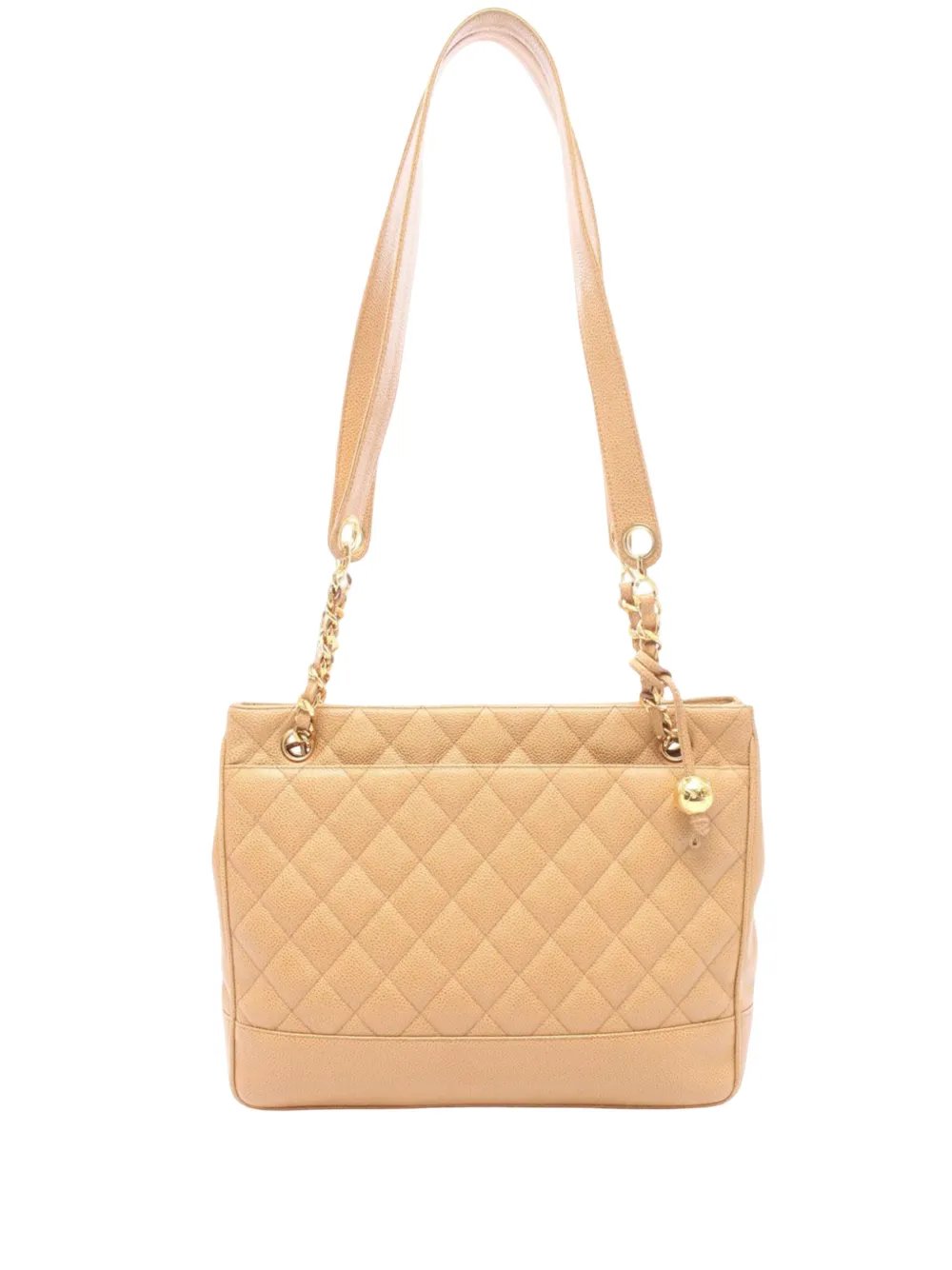 1991-1994 Quilted Caviar Ball Charm tote bag