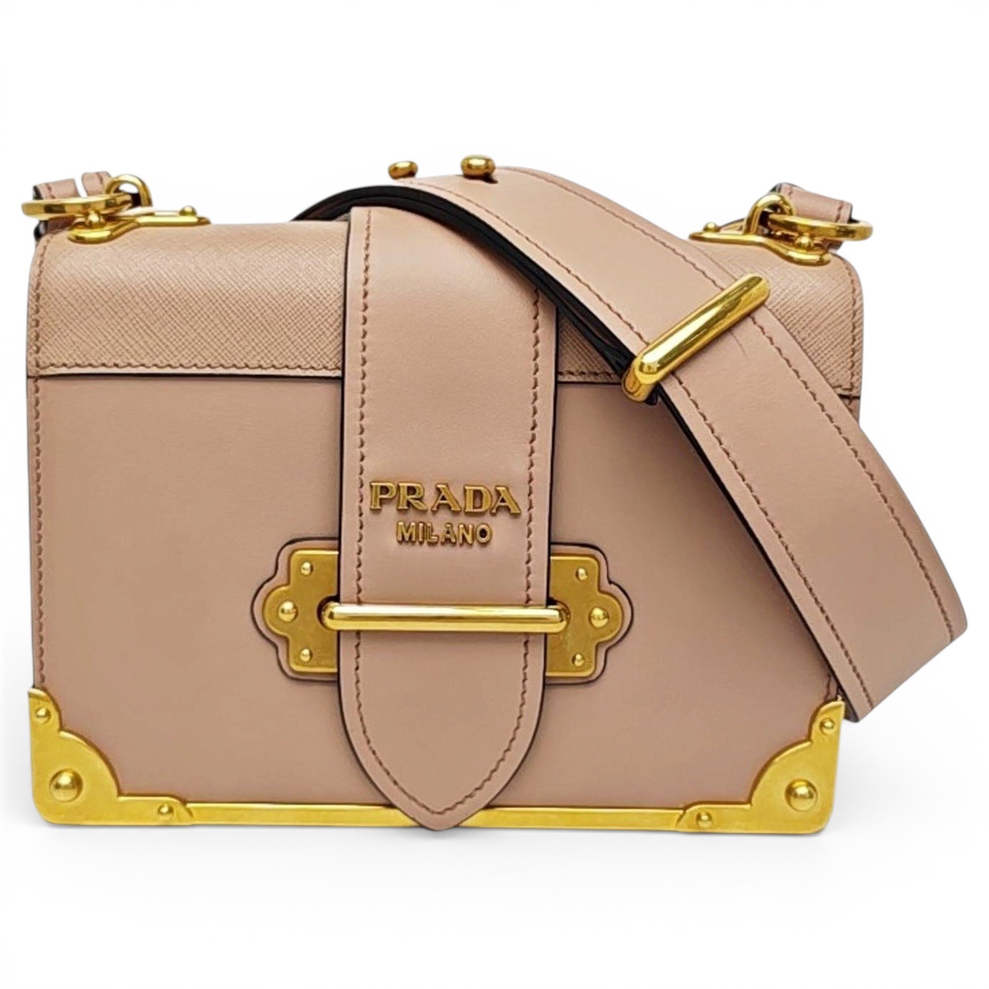 Cahier leather crossbody bag
