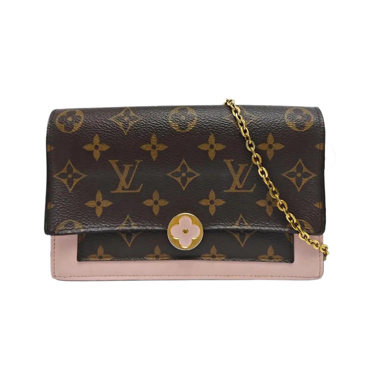Chaîne Flore leather handbag