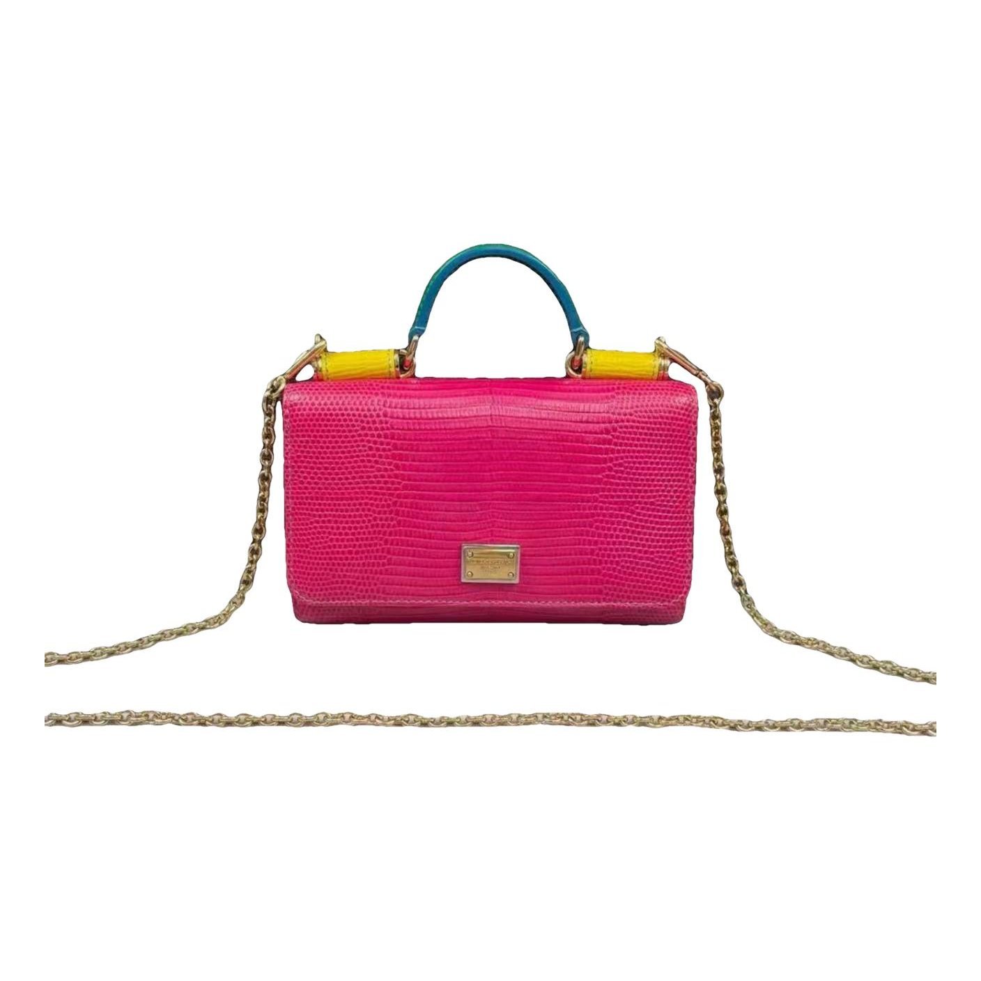 Dolce & Gabbana Sicily leather tote