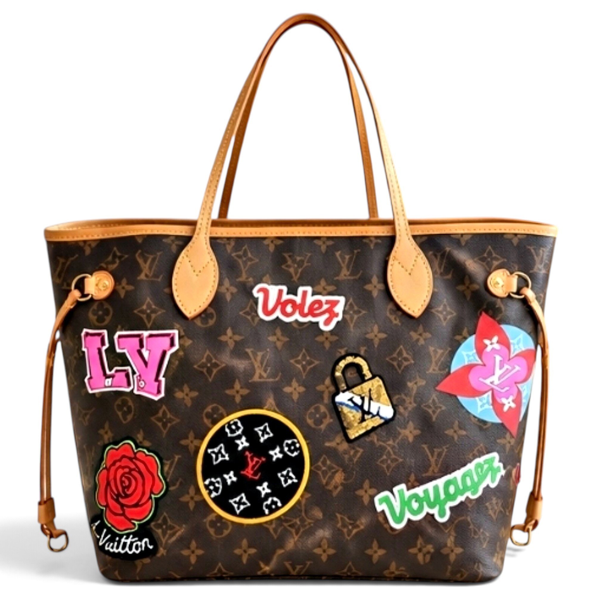 Neverfull leather tote