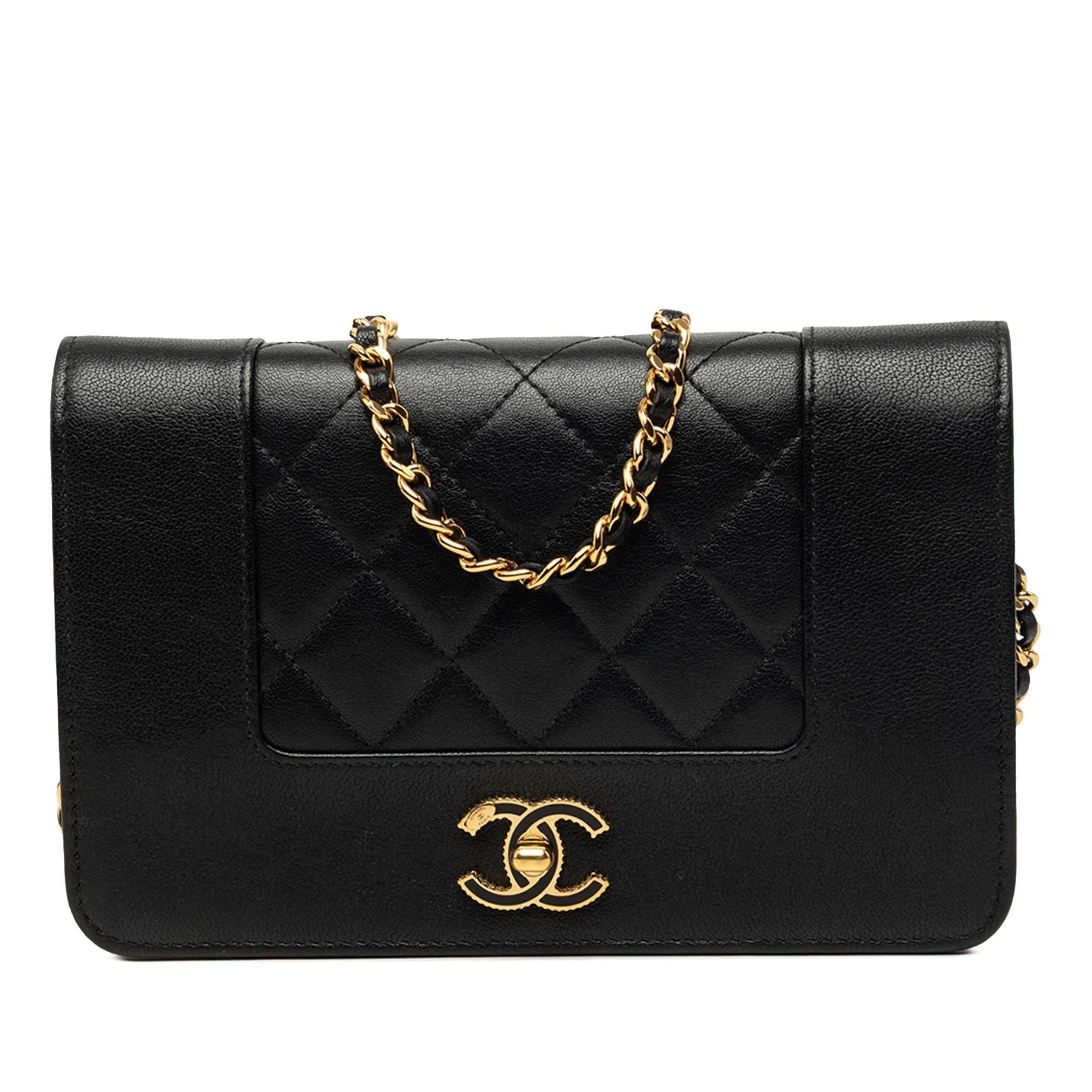 Mademoiselle leather crossbody bag