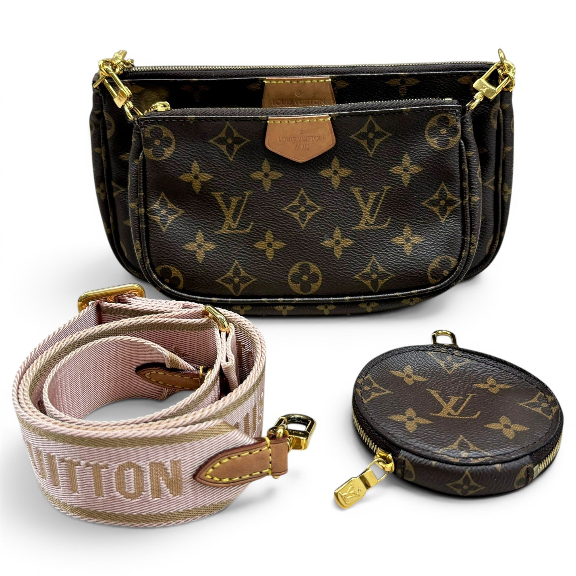 Multi Pochette Accessoires leather handbag