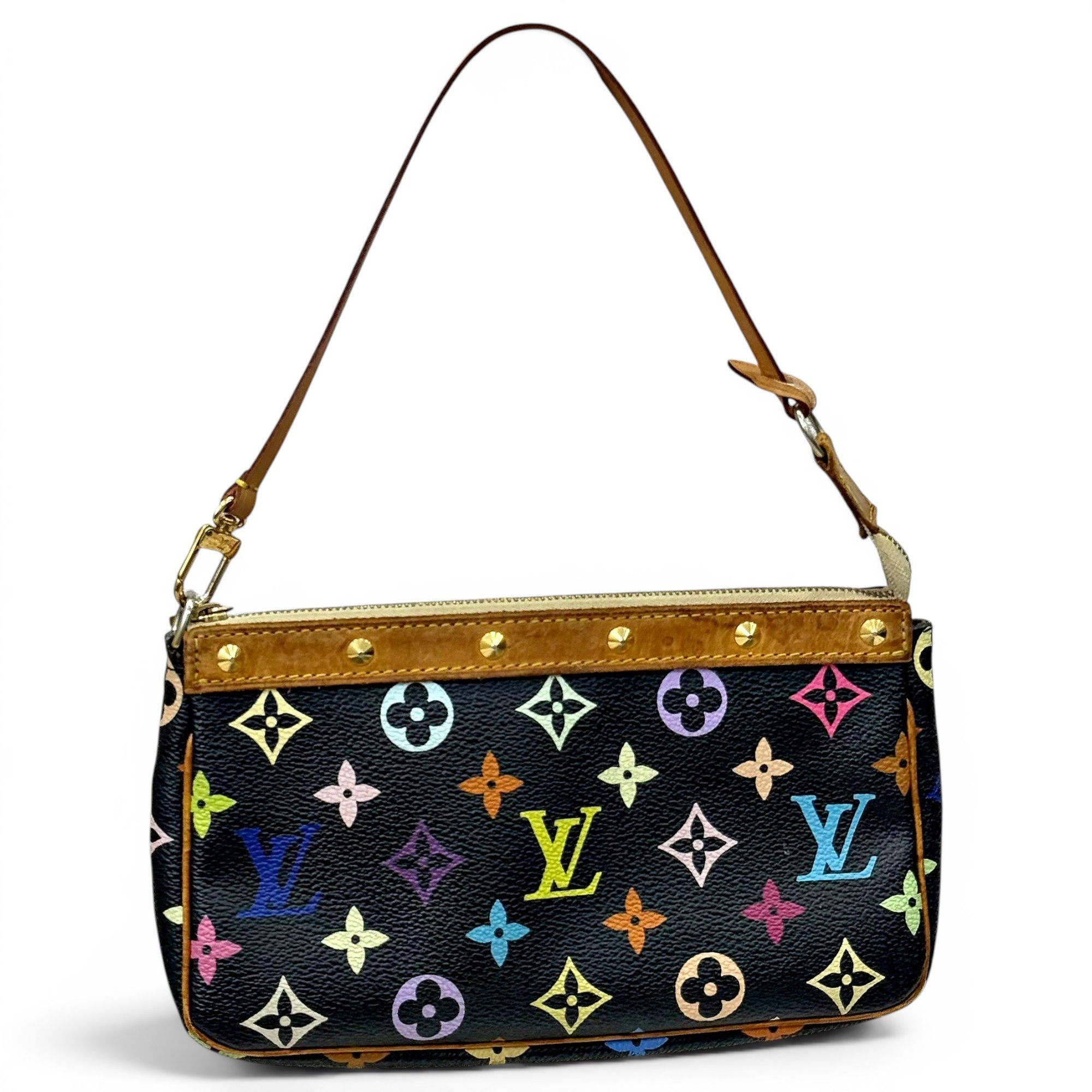 Pochette Accessoire leather handbag