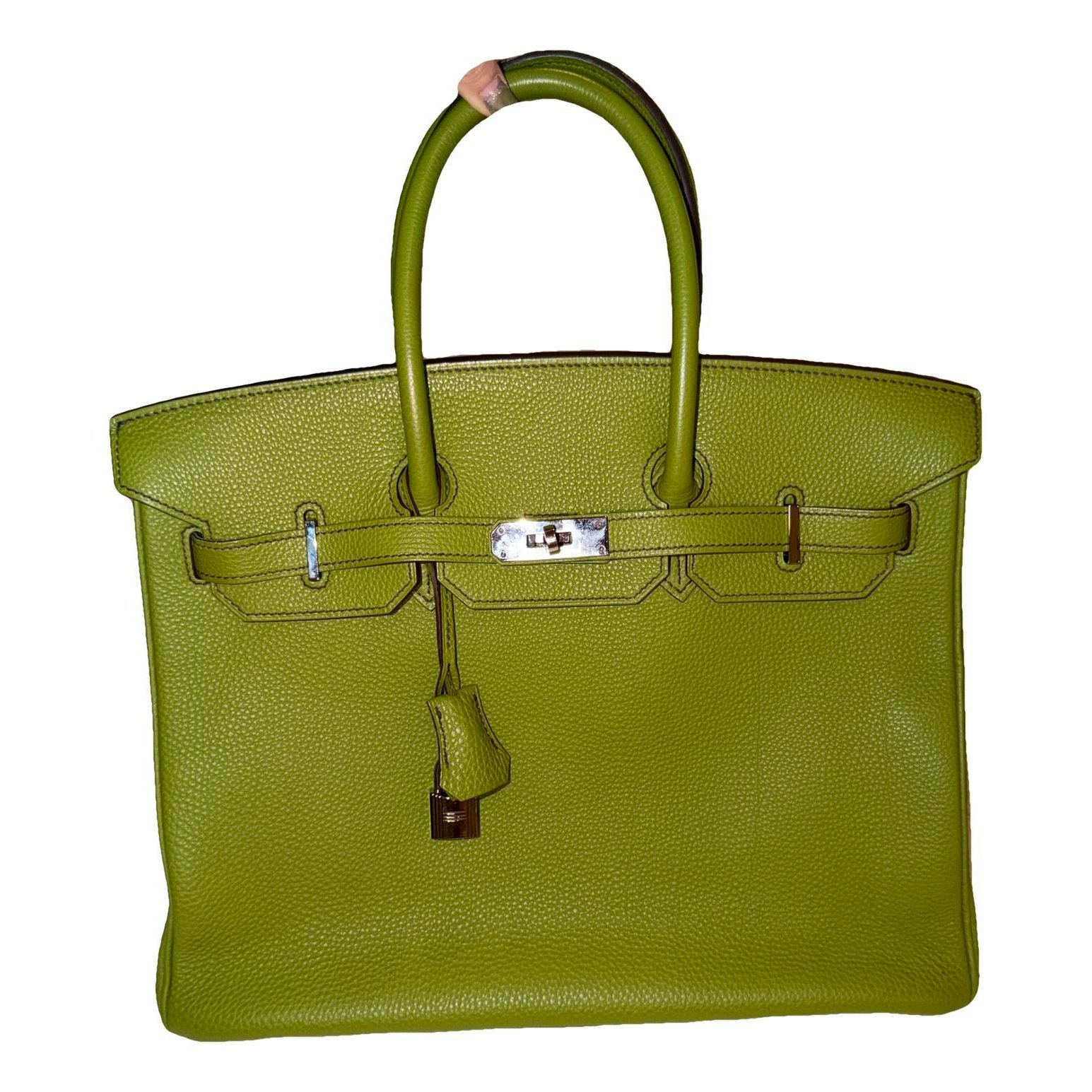 Hermes Birkin 35 Handbag Anis Green Togo Leather 2008