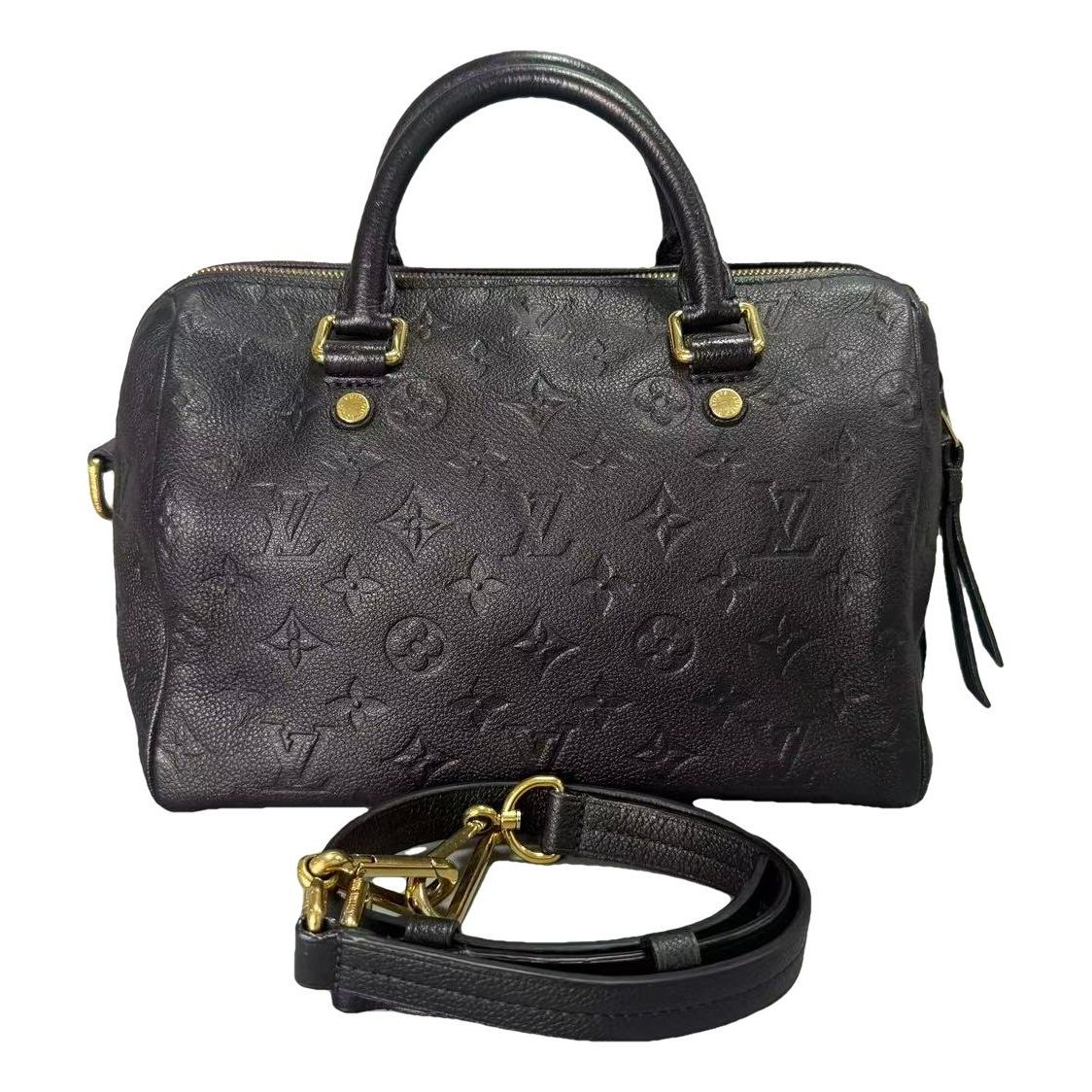 Speedy leather handbag