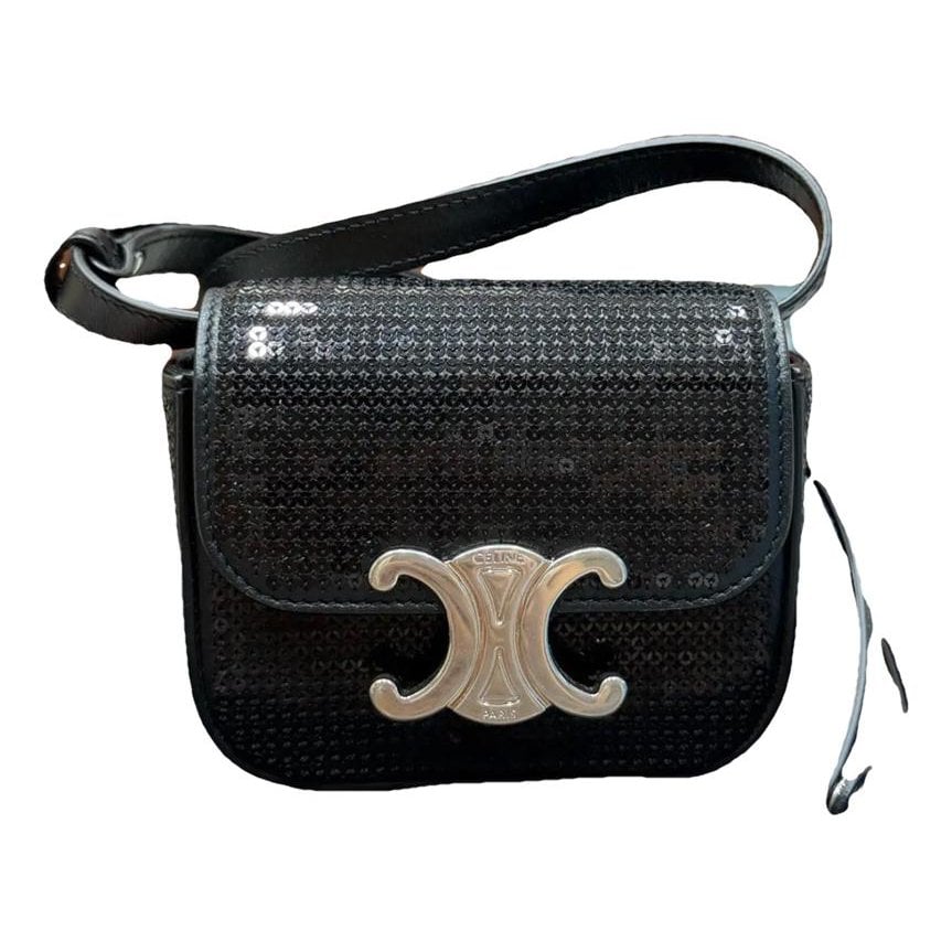 Triomphe leather crossbody bag