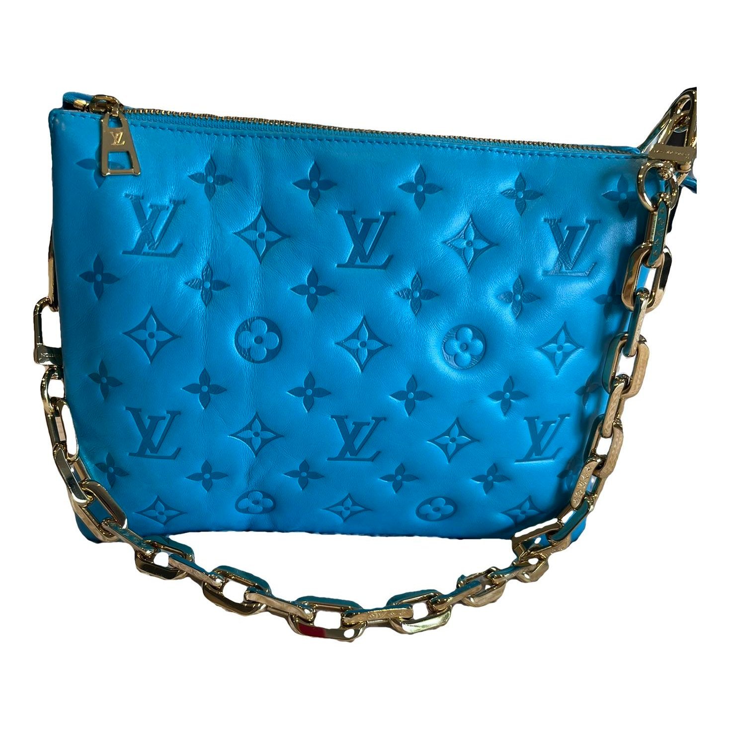 Coussin leather handbag
