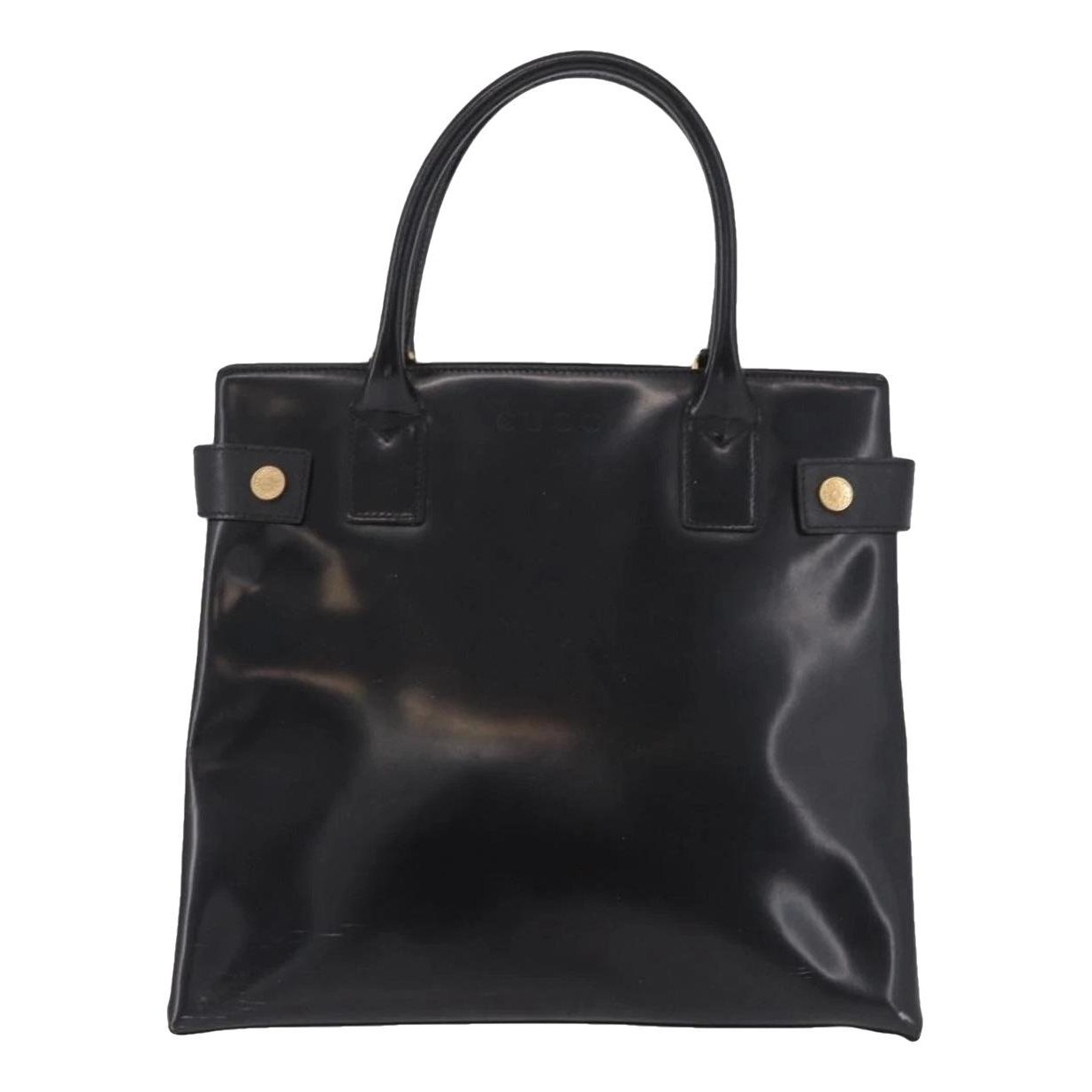 Leather tote