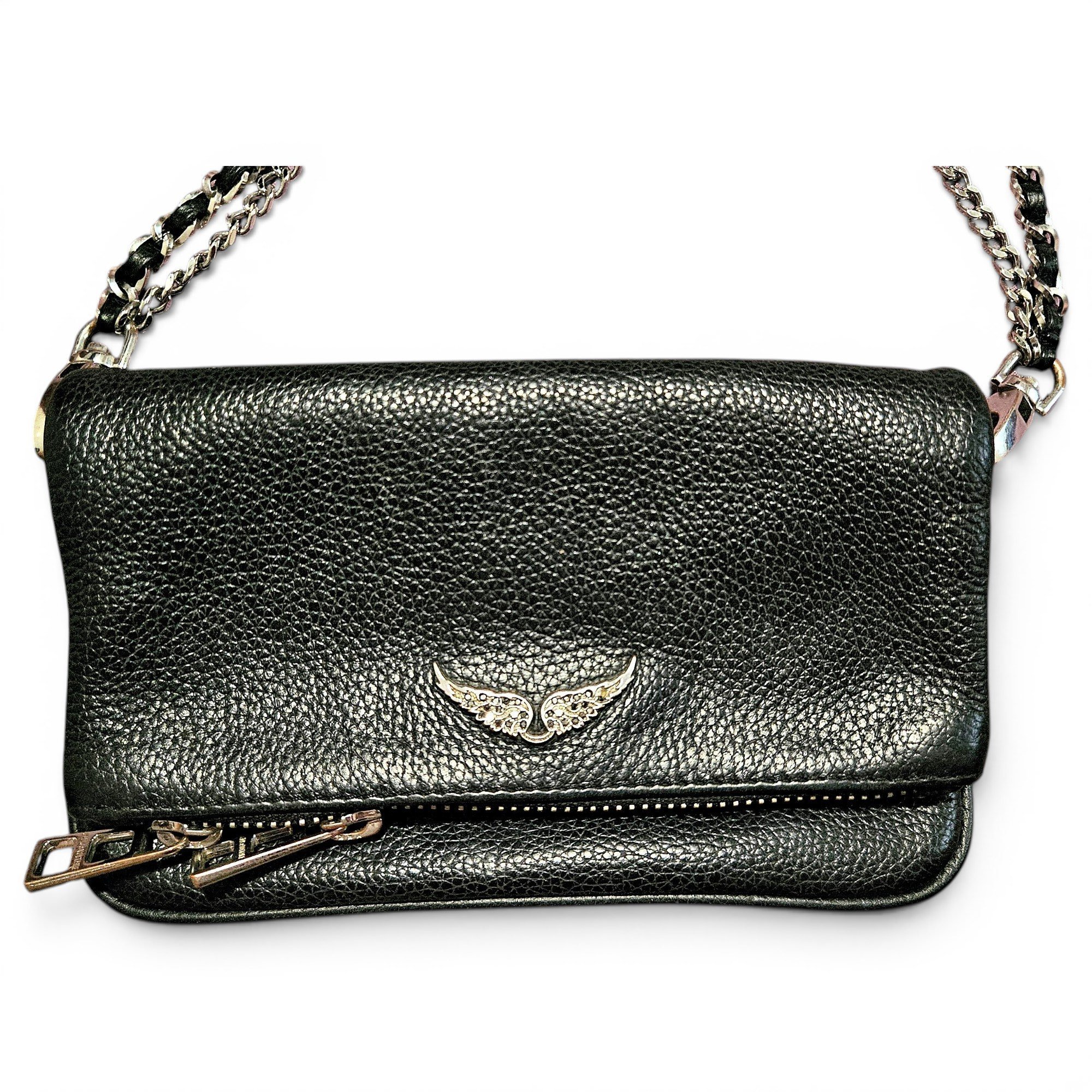 Leather crossbody bag