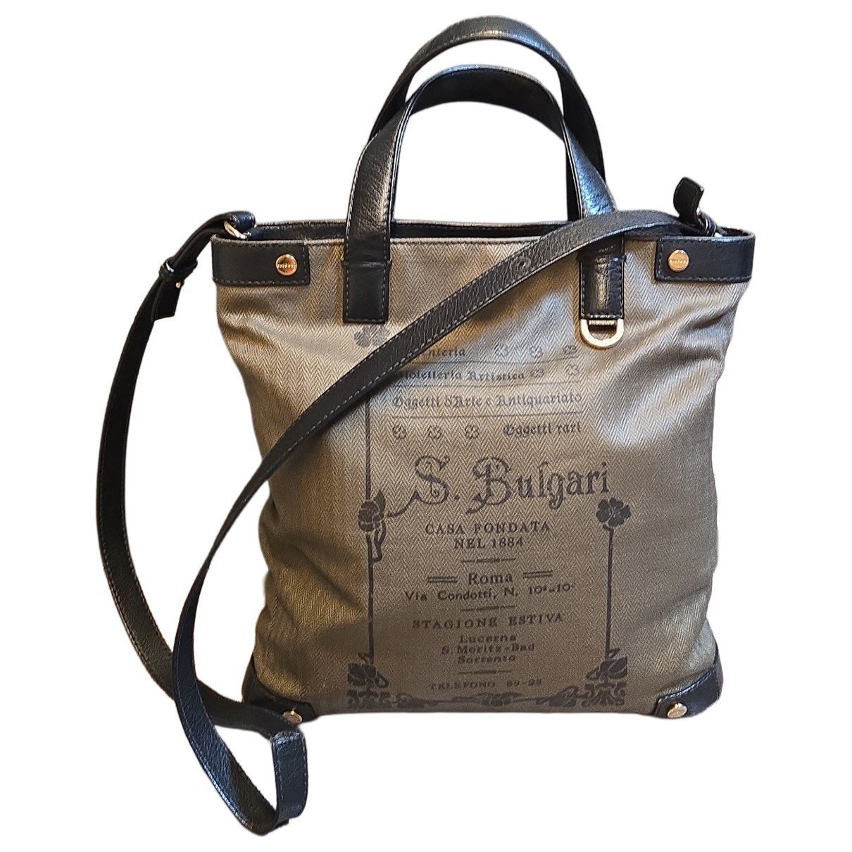 Leather handbag