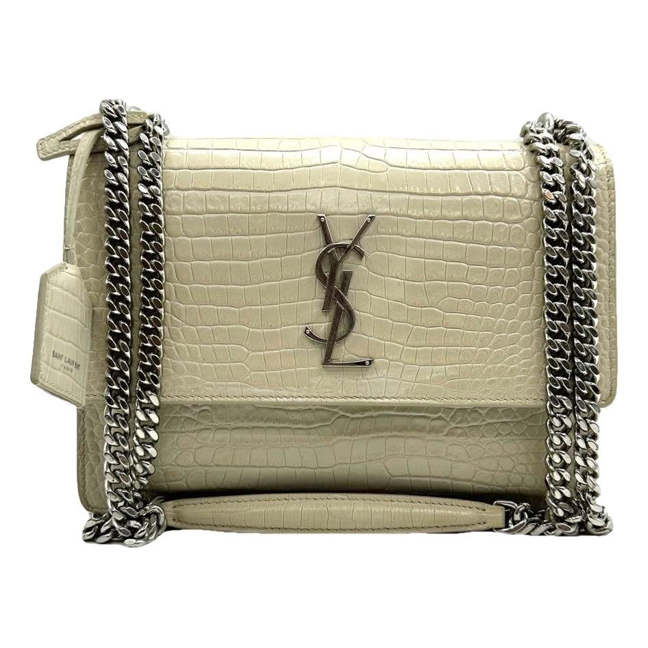 Sunset leather crossbody bag