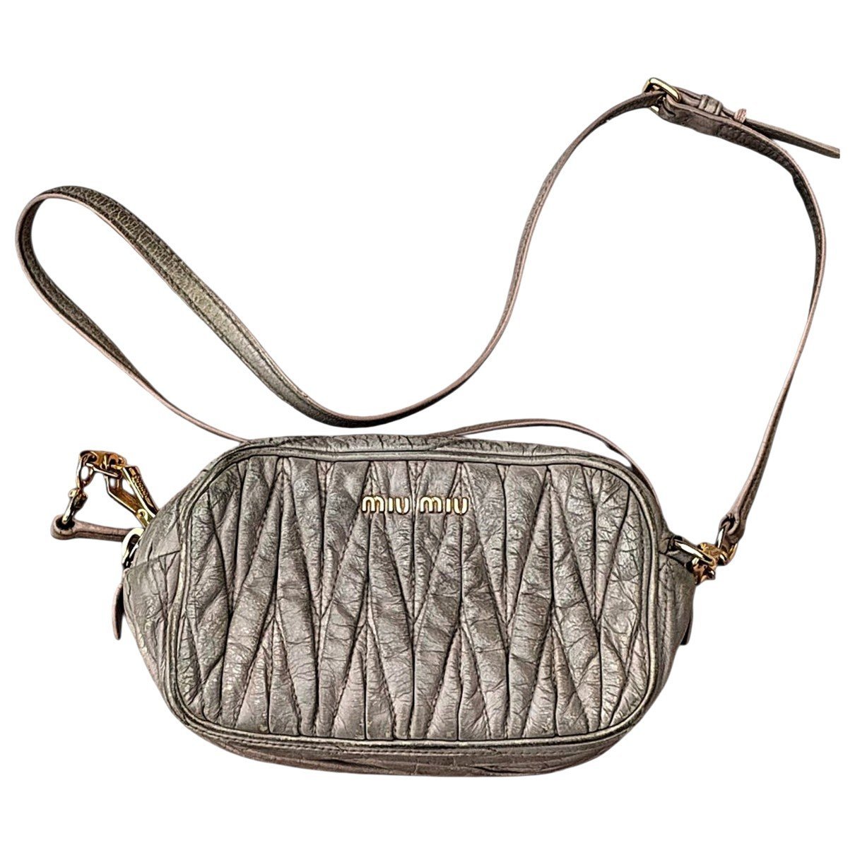 Miu Miu Matelassé leather handbag