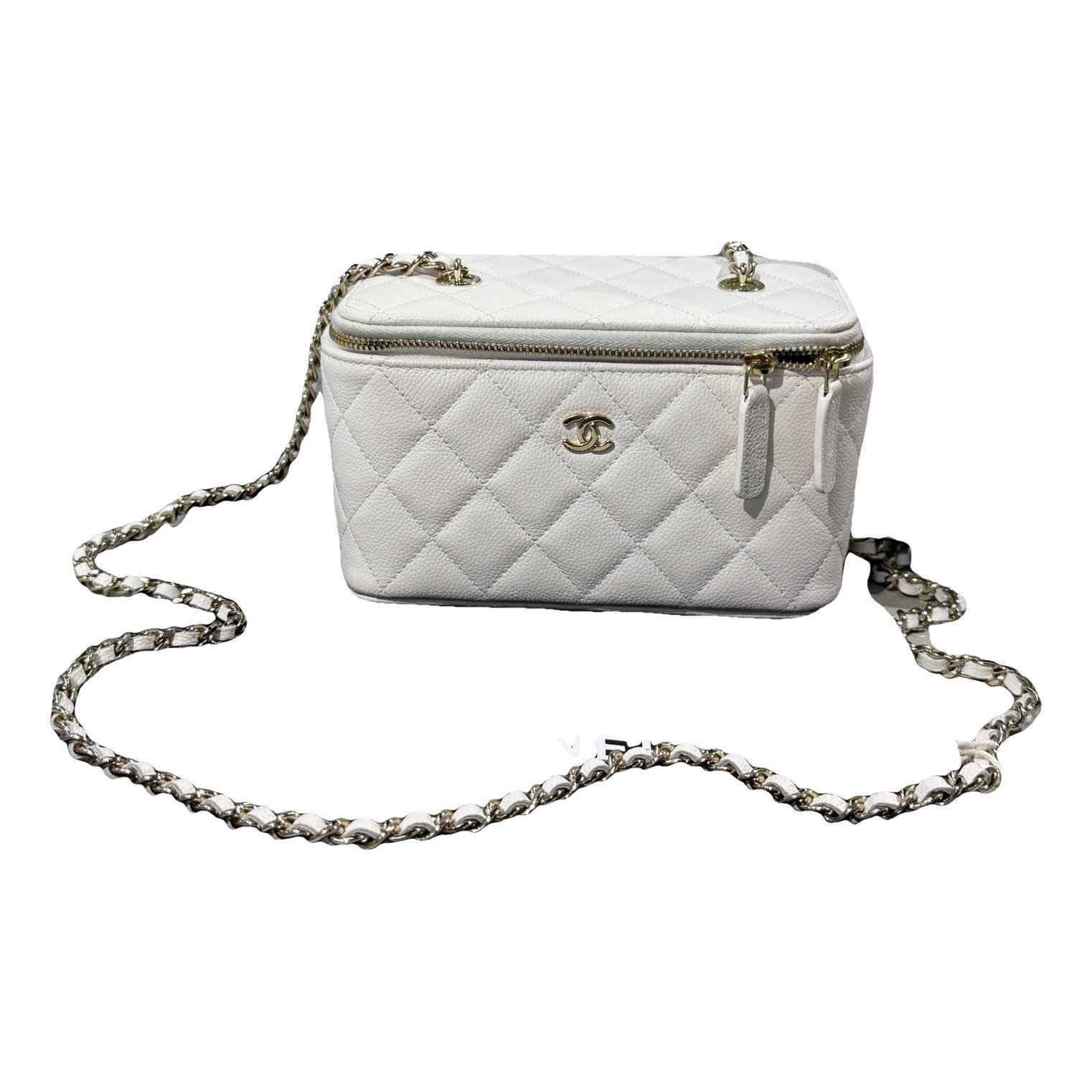 Trendy CC Vanity leather handbag