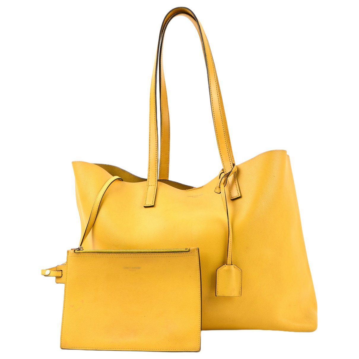 Leather tote
