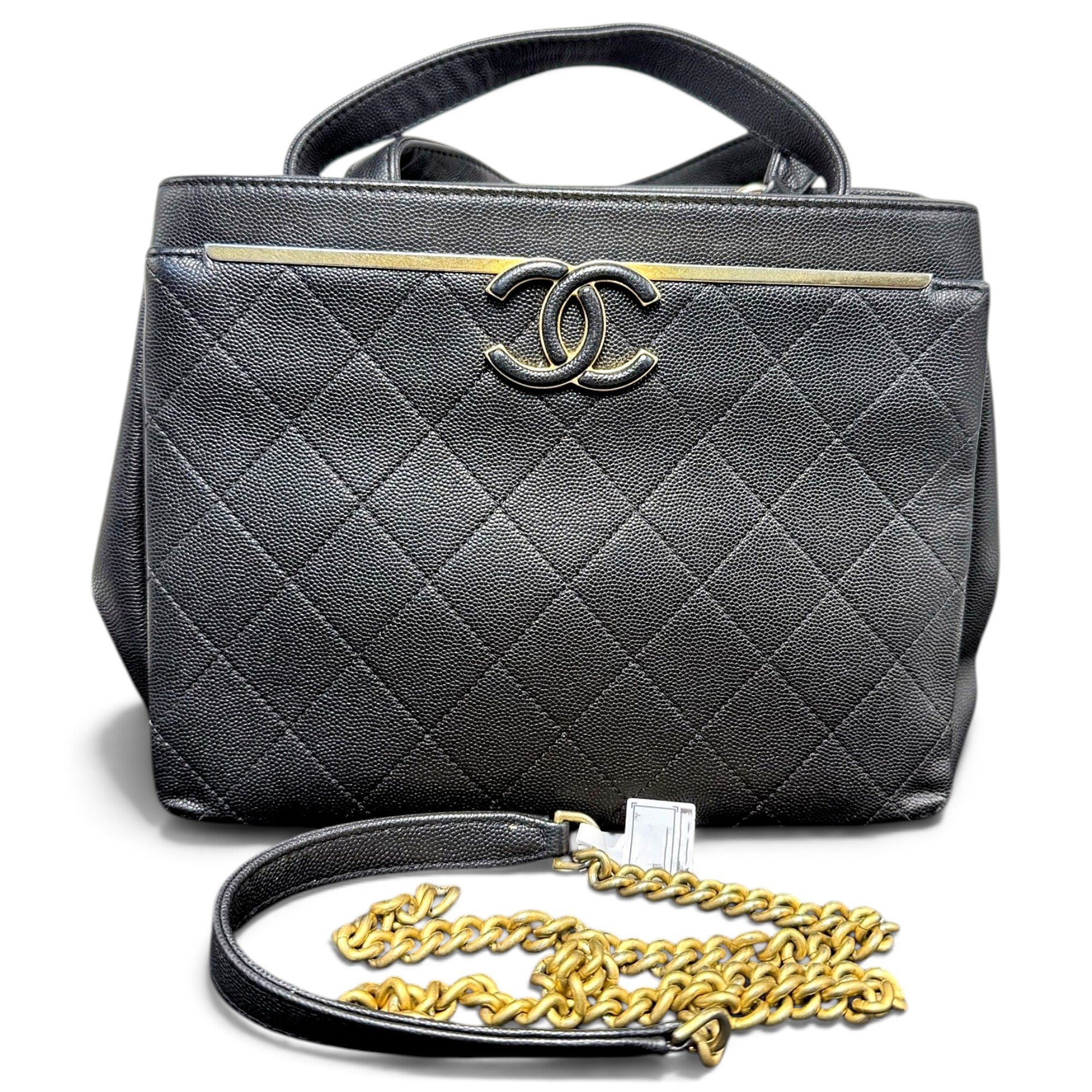Leather tote