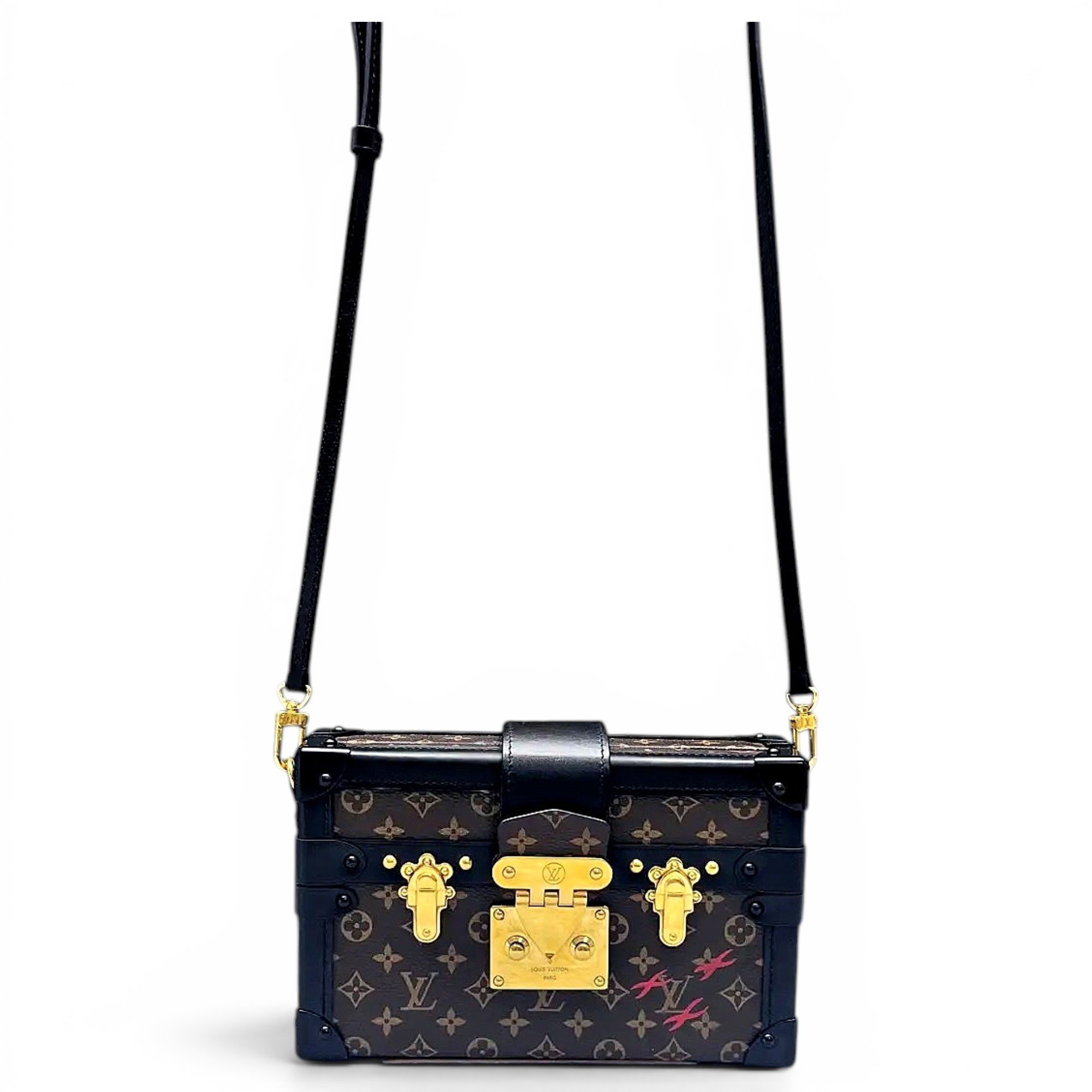 Pochette Trunk vinyl crossbody bag