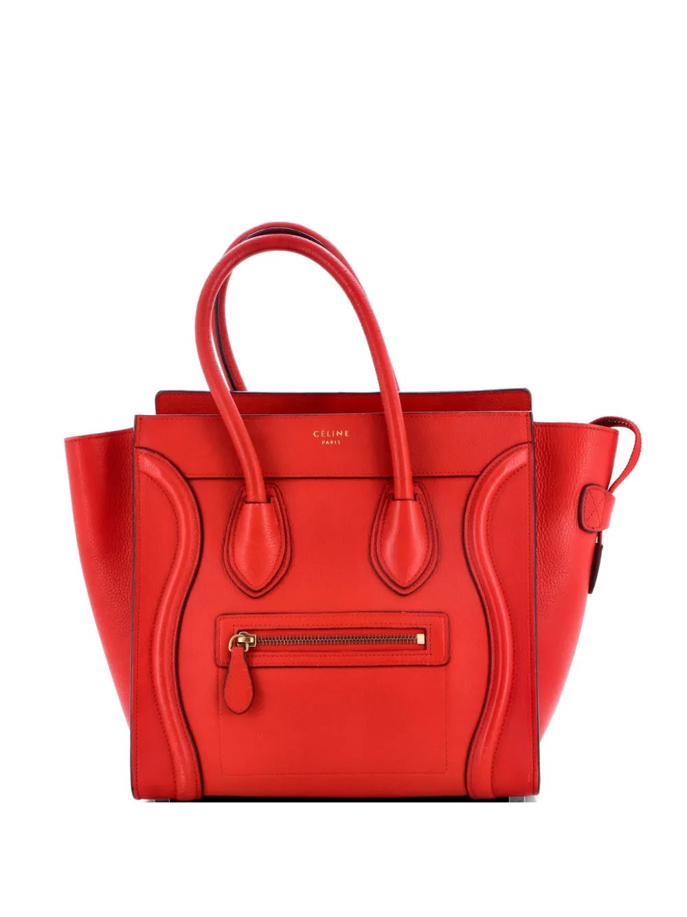 Luggage Bag Grainy Leather Micro tote bag