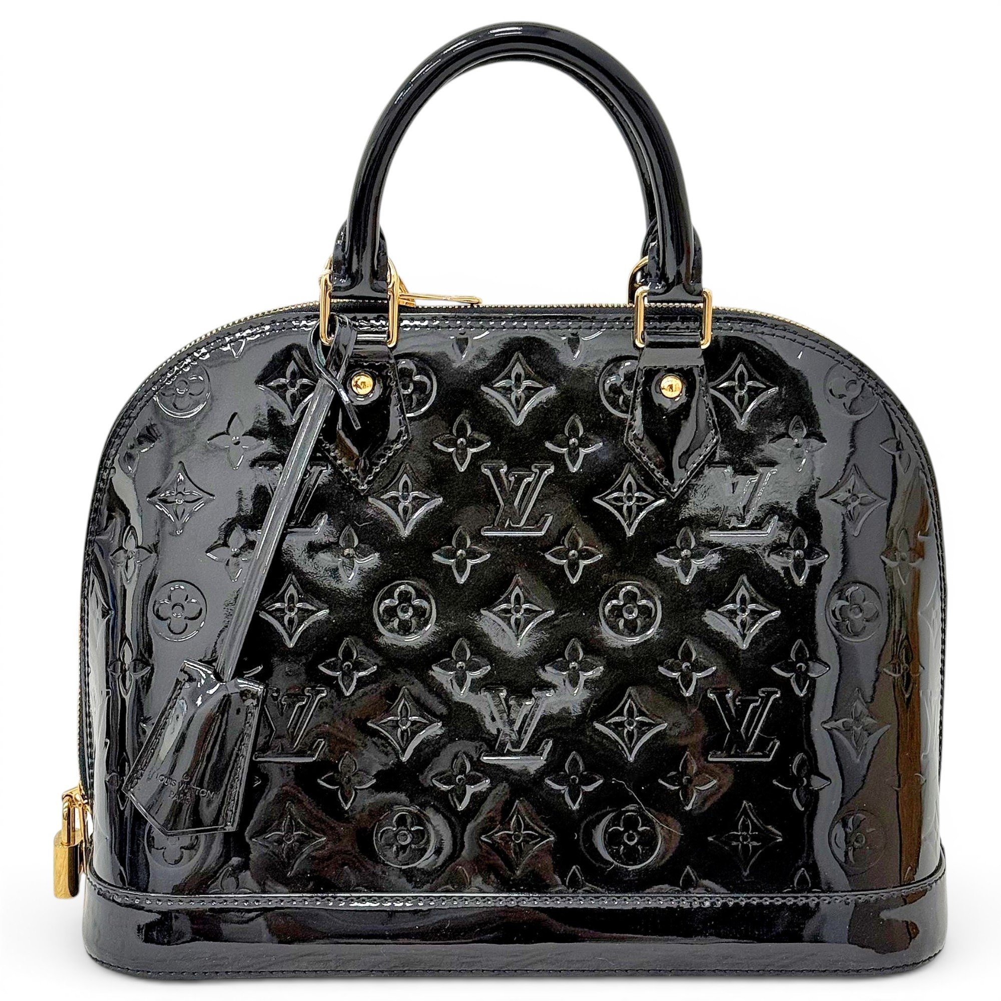 Alma BB patent leather handbag