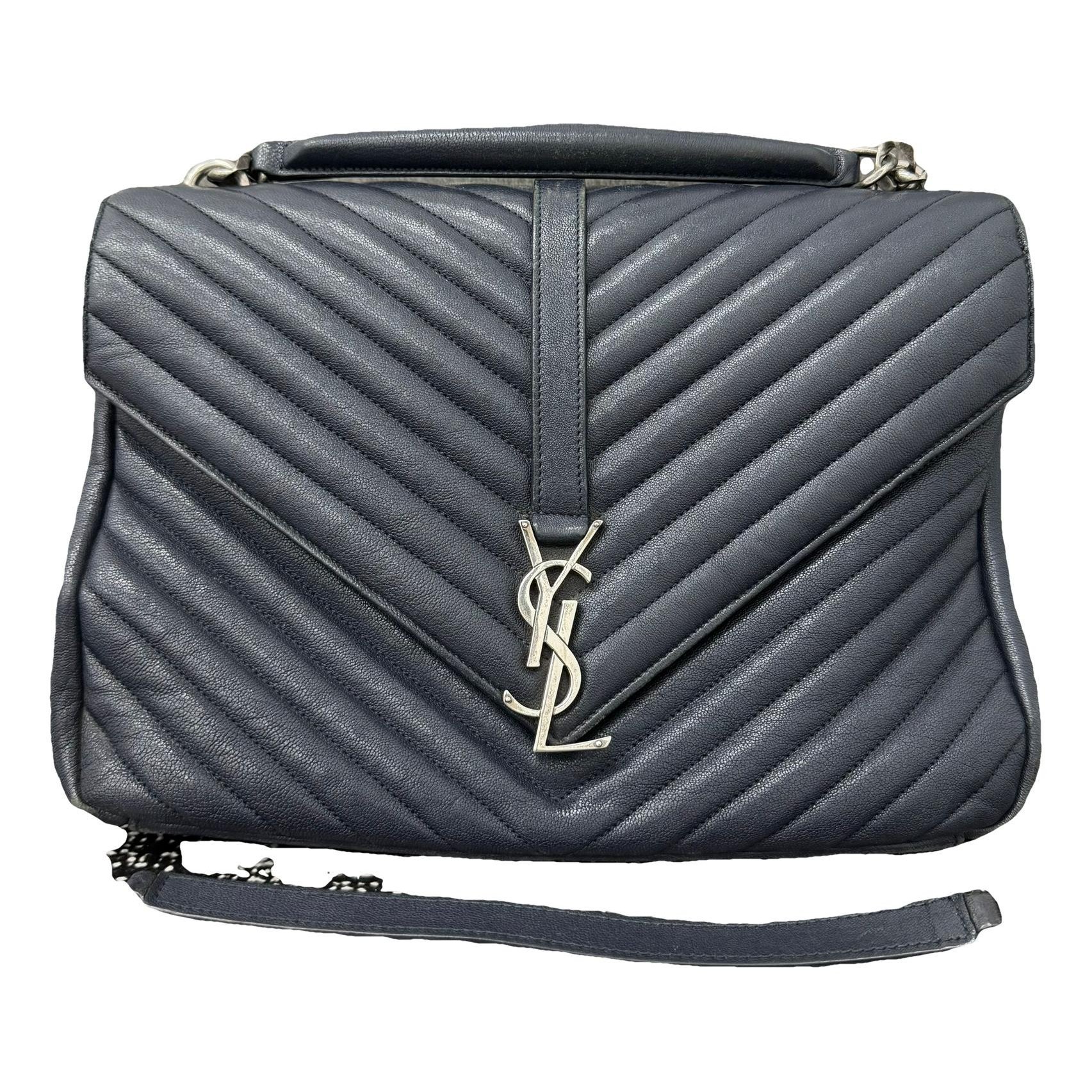 Collége monogramme leather handbag