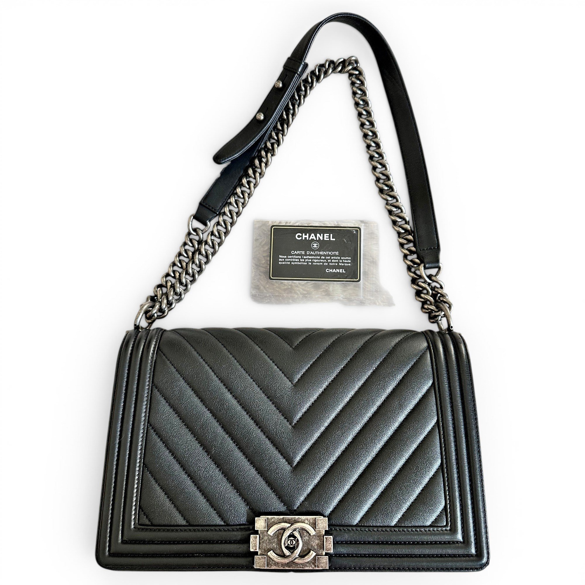 Boy leather handbag