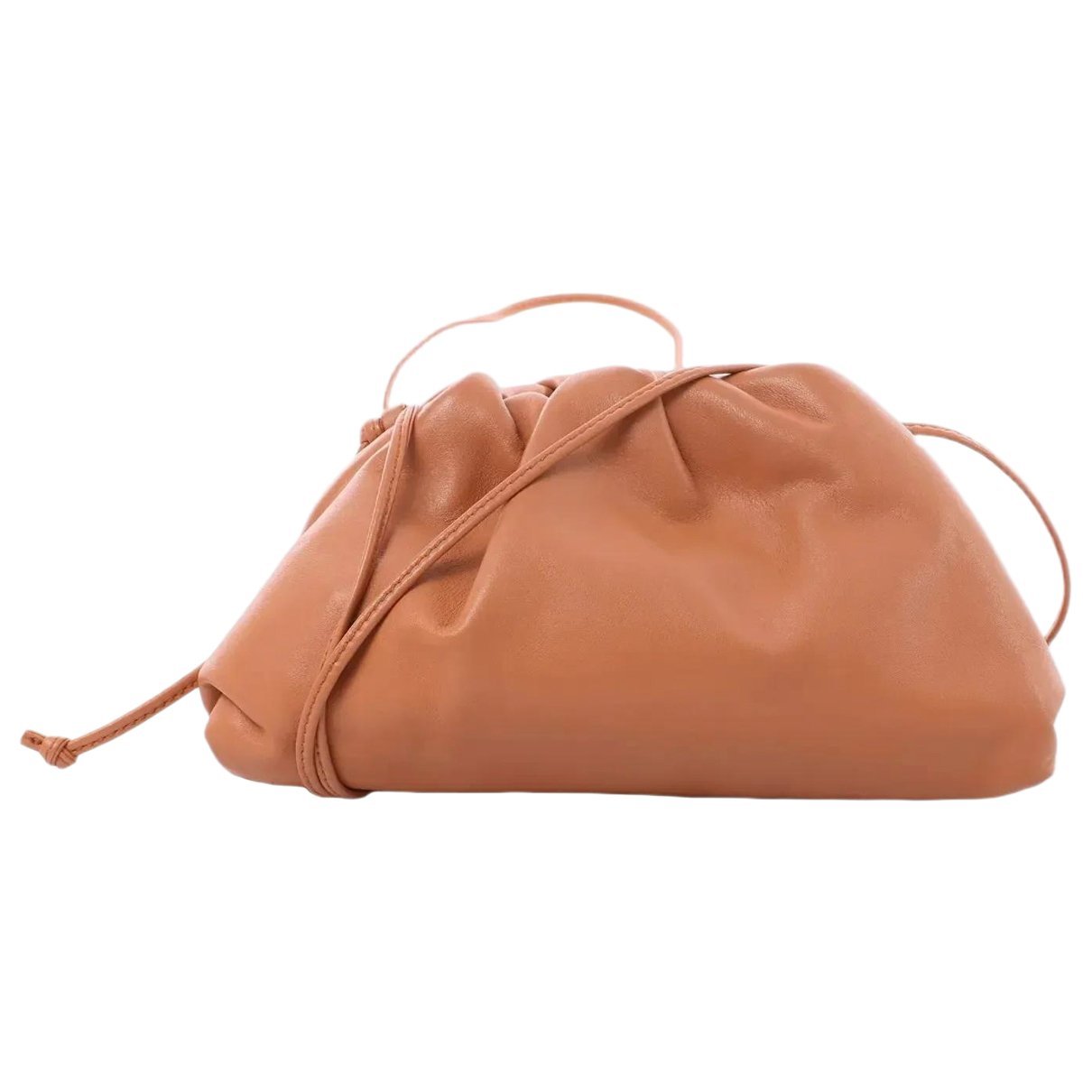 Pouch leather crossbody bag
