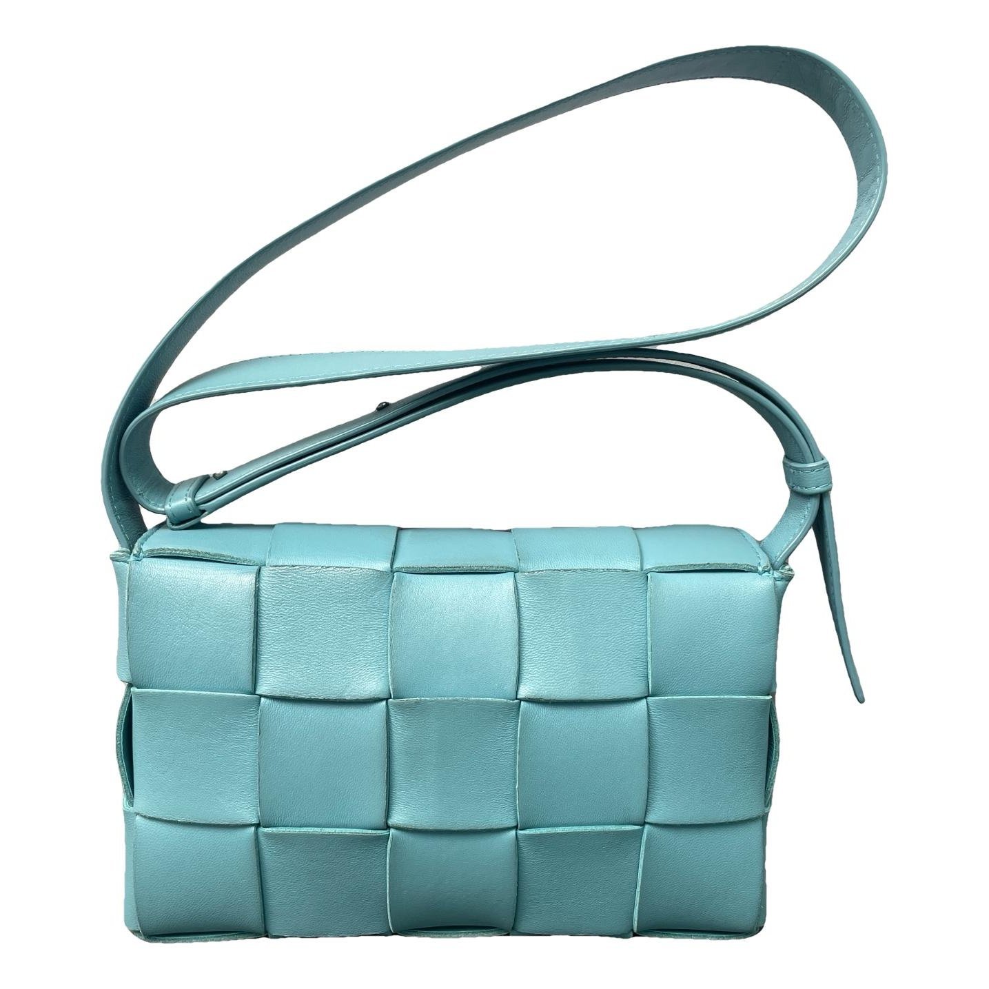 Cassette leather handbag