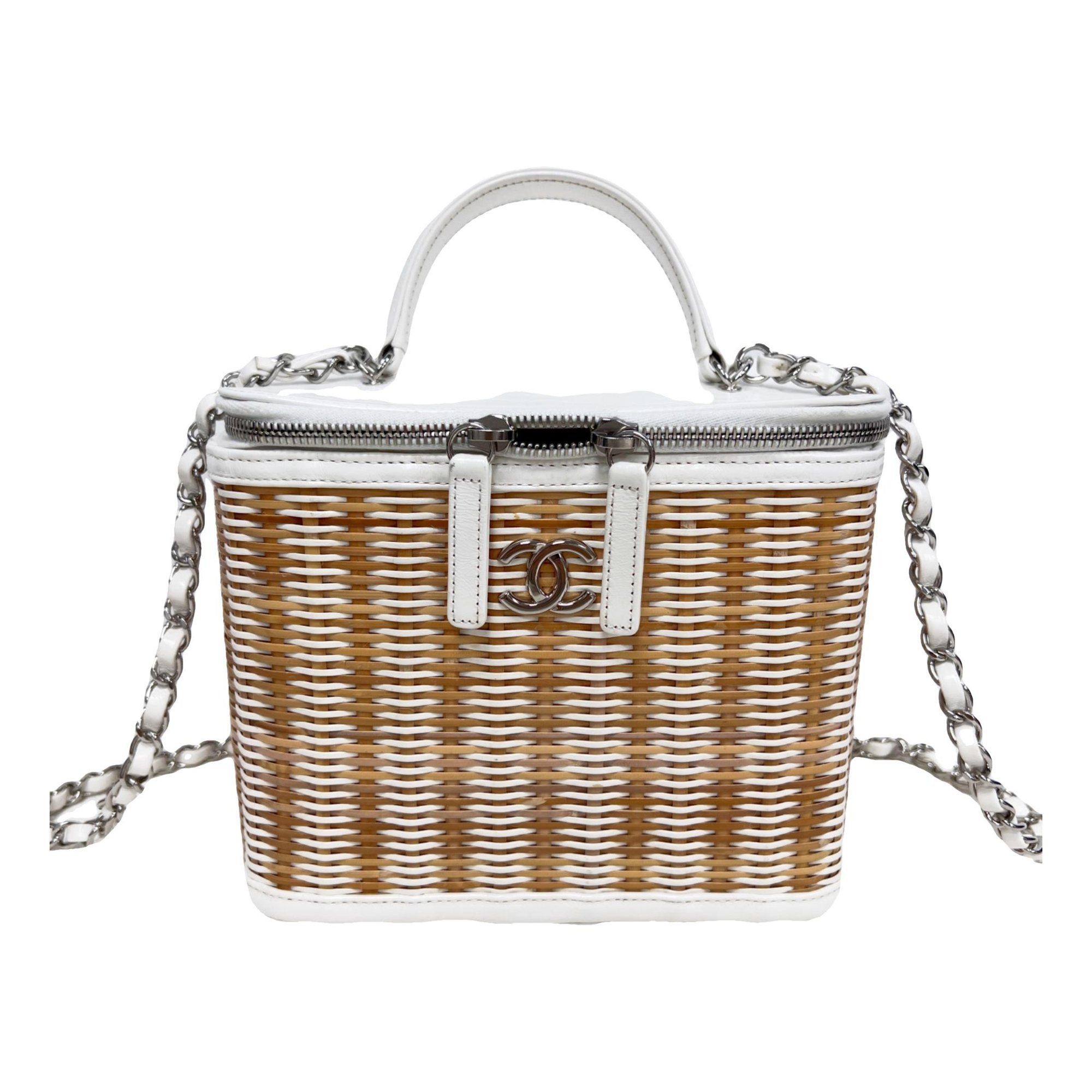 Trendy CC Vanity leather handbag