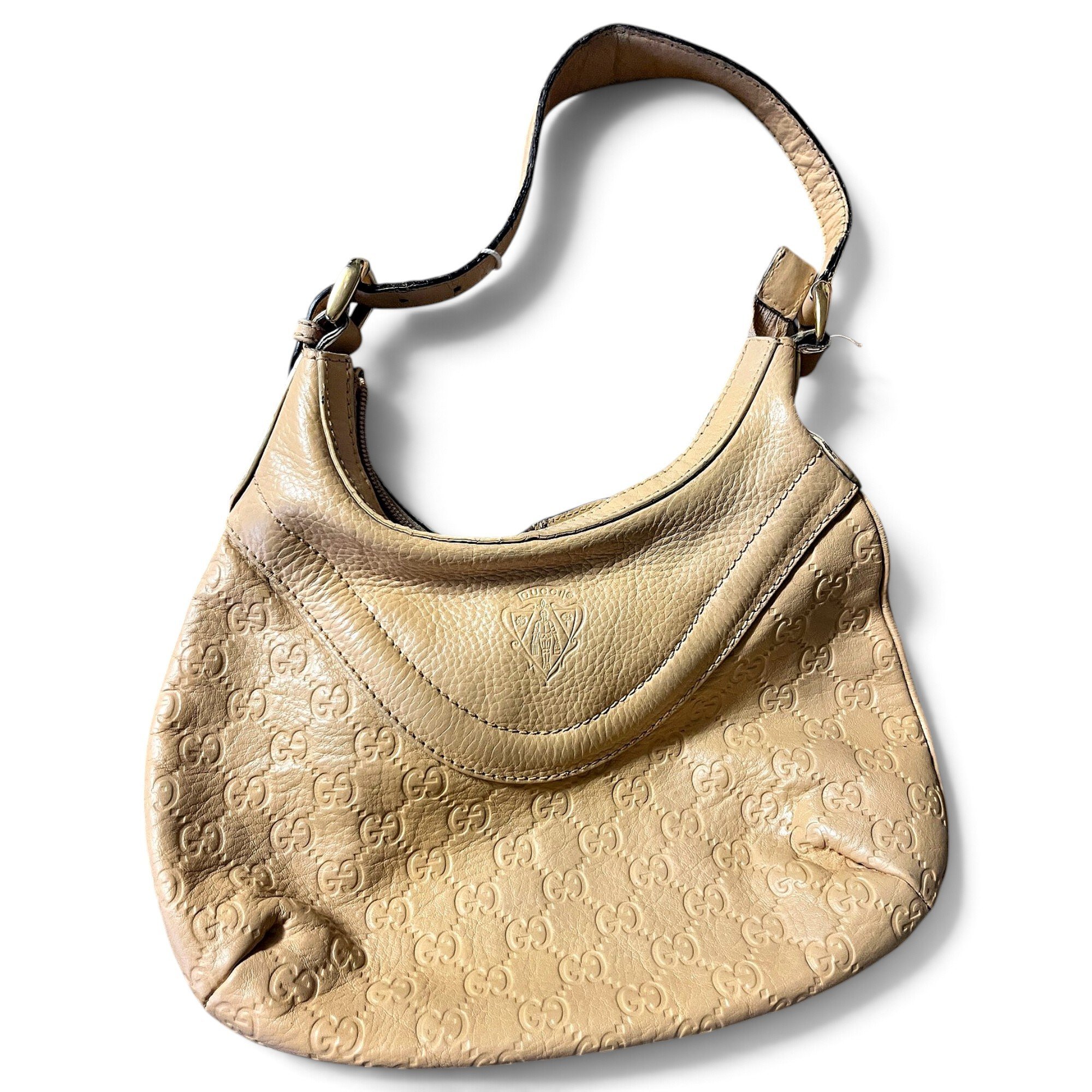 Gucci B leather handbag