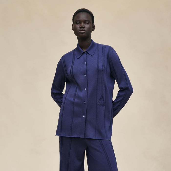 Bleu Abysse "Etriers Remix" Buttoned Shirt