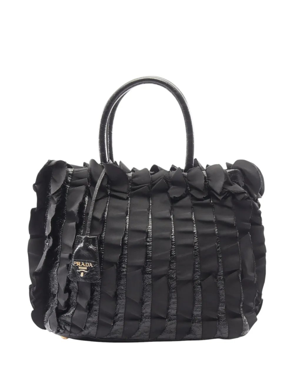 2010-2026 Vernice and Tessuto Ruffle tote bag