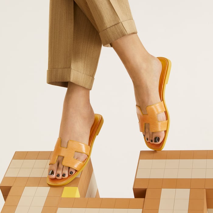 Jaune Bouton d'Or Oran Sandal