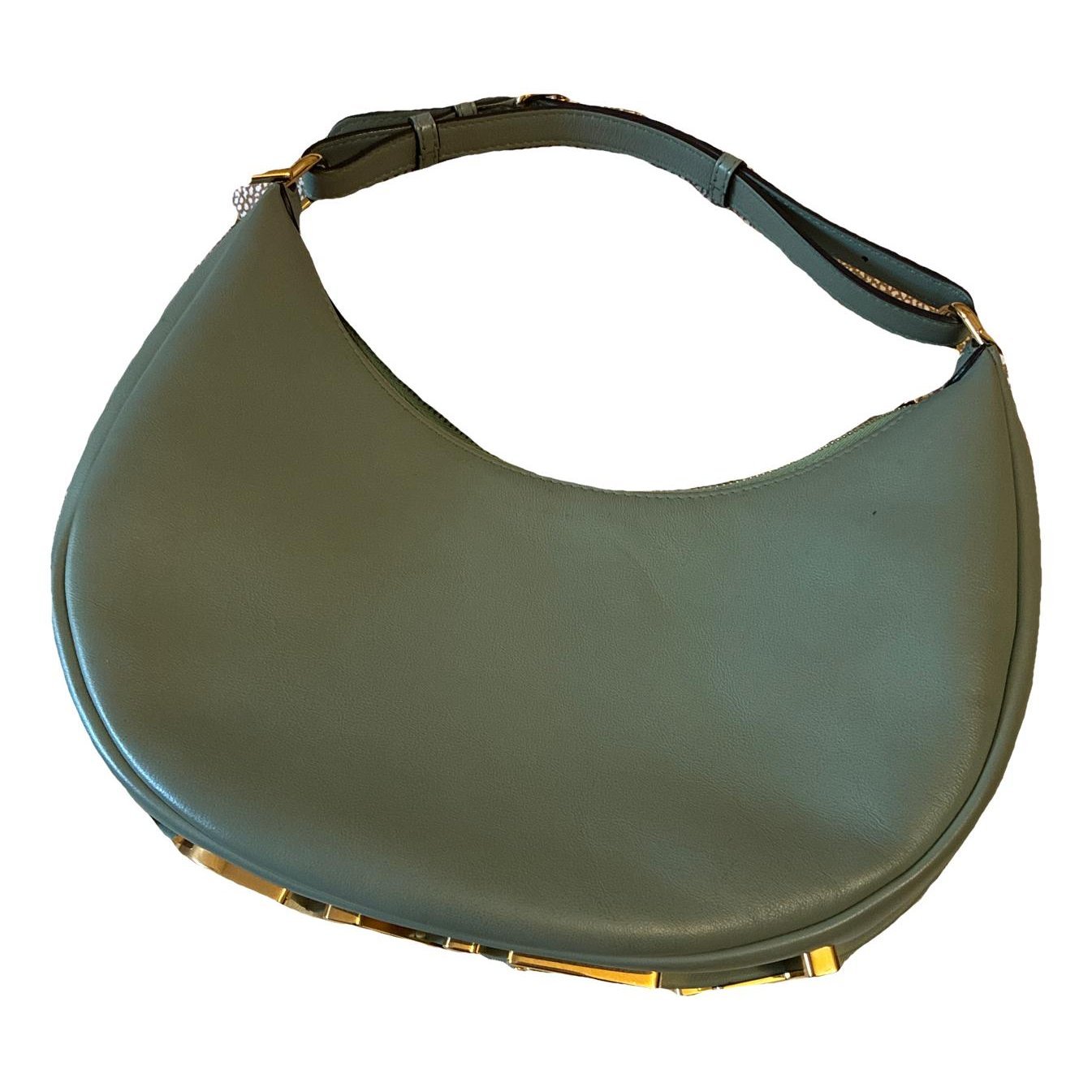Fendigraphy leather handbag