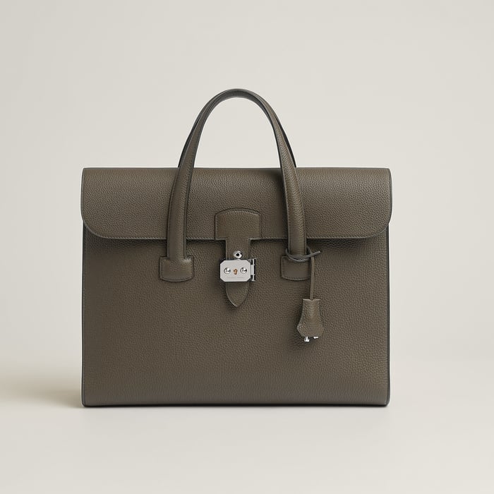 Vert Loden Sac a Depeches Light 1-36 Briefcase