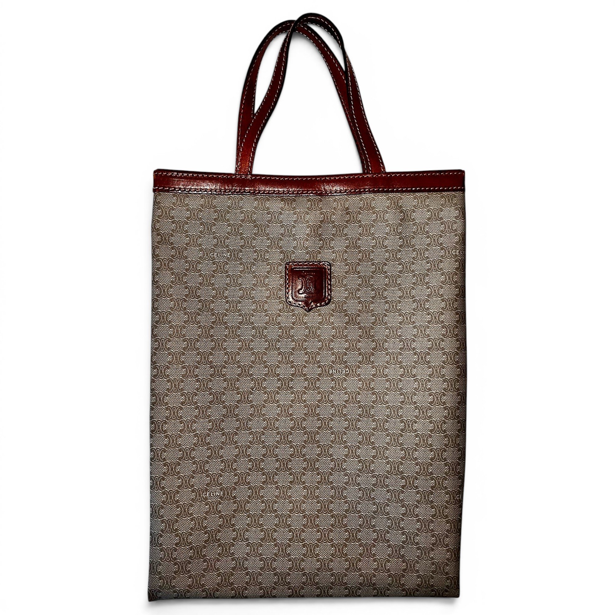 Leather tote